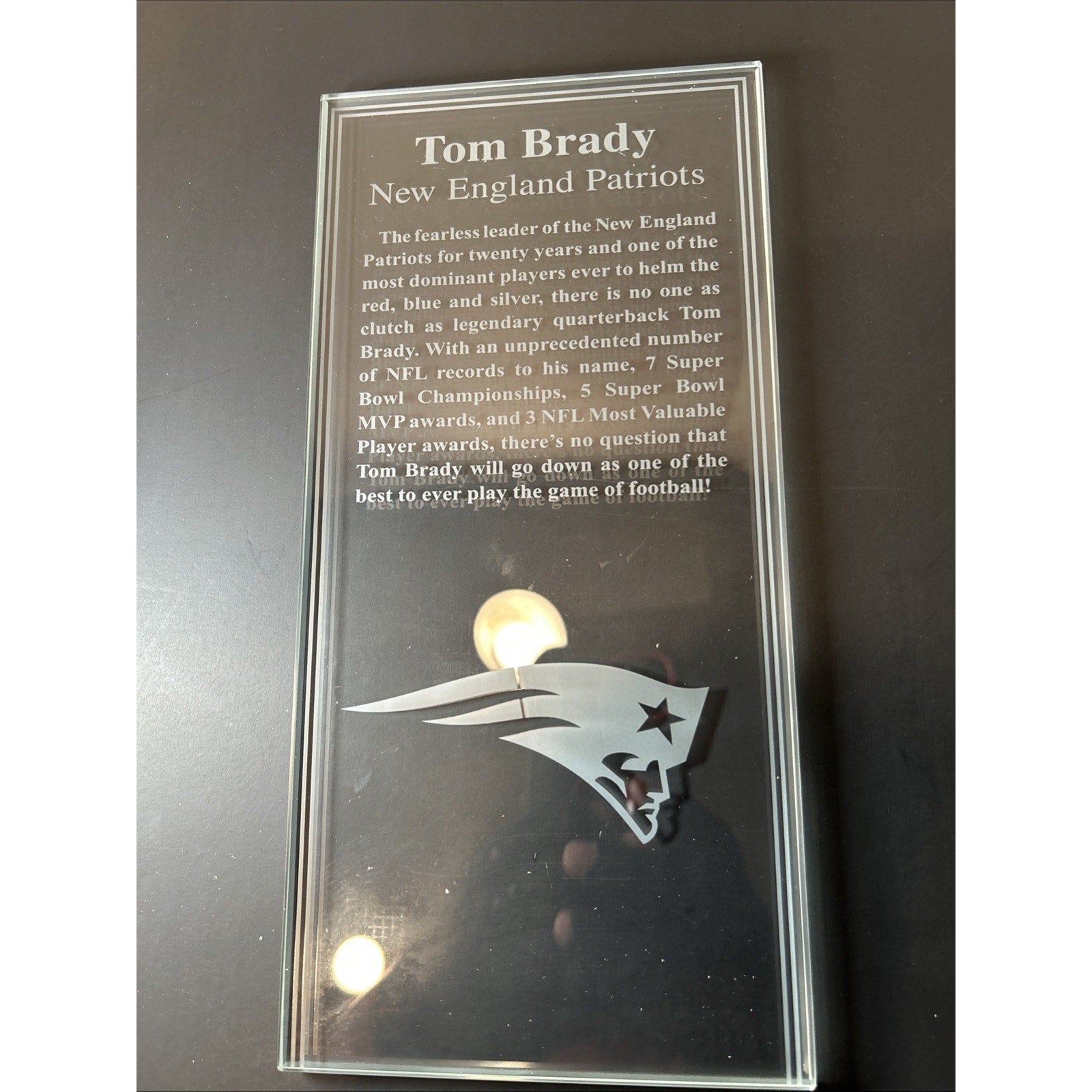 Tom Brady New England Patriots Danbury Mint Statue w/ Box & COA – NFL Collectible