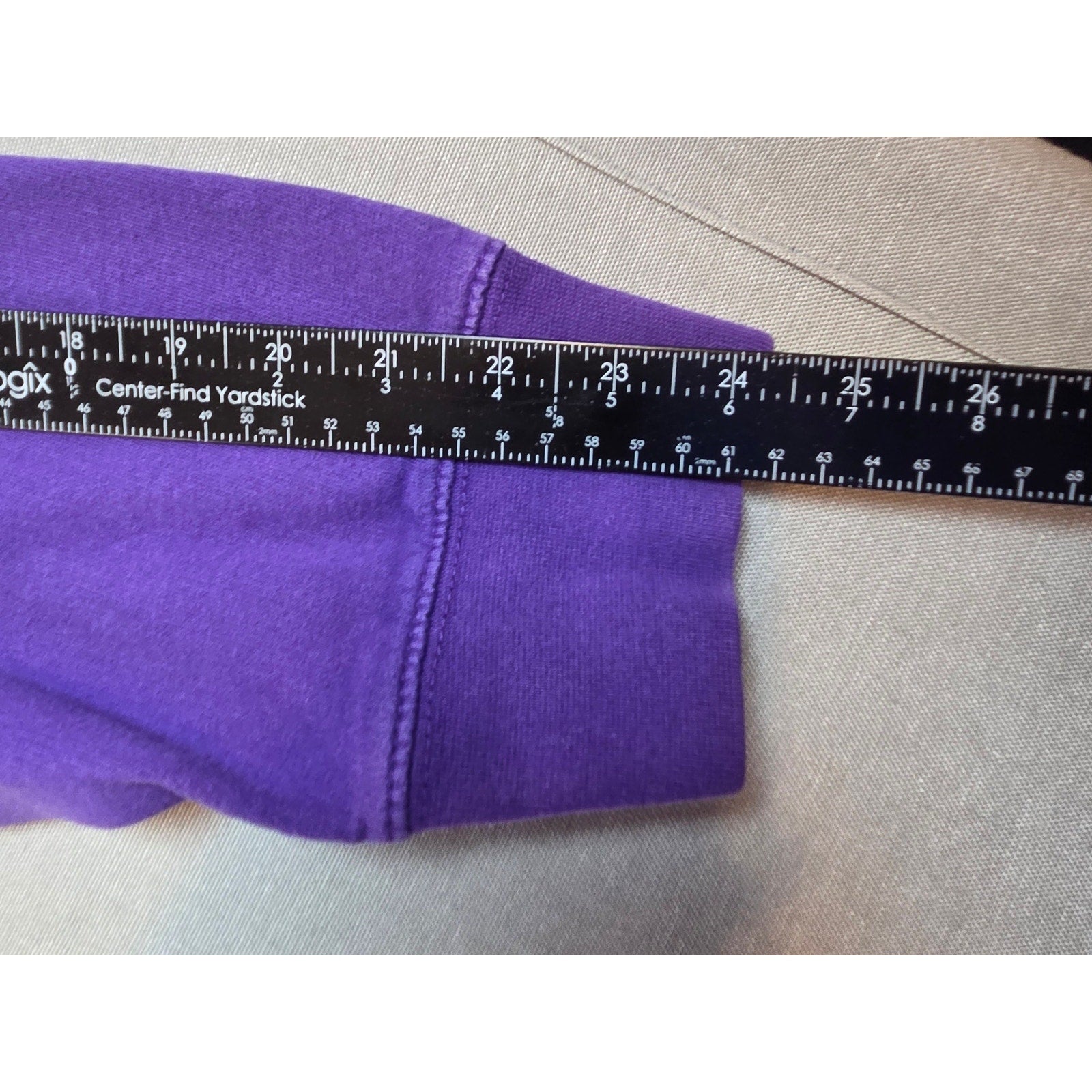 NFL Team Apparel Vikings 2XL Purple Full Zip Hoodie Yellow Lined