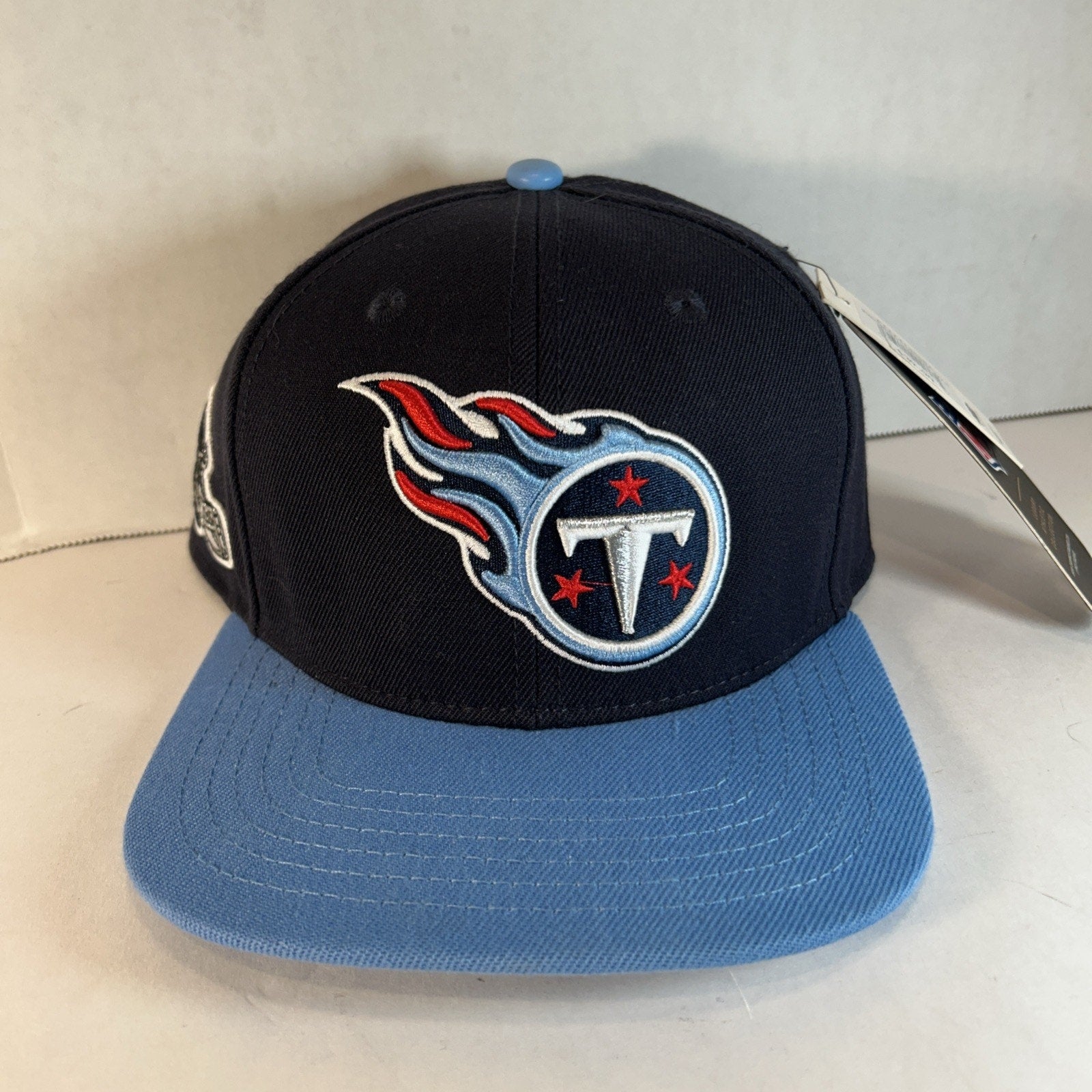 Pro Standard Tennessee Titans Logo Patch Snapback Hat Cap Adjustable Blue NFL