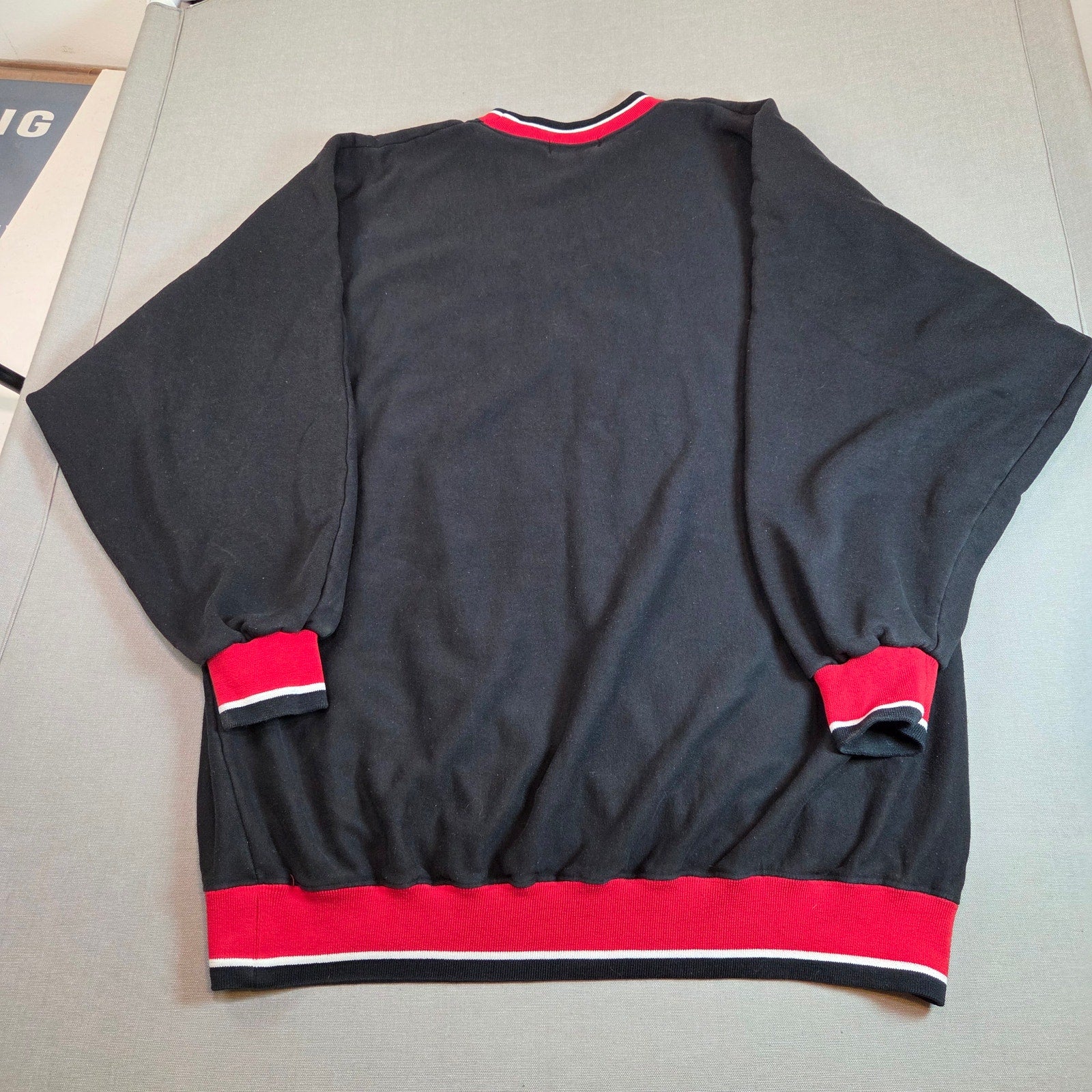 Vintage 90s Stardom Atlanta Oversized Tackle-Twill Crewneck Sweatshirt