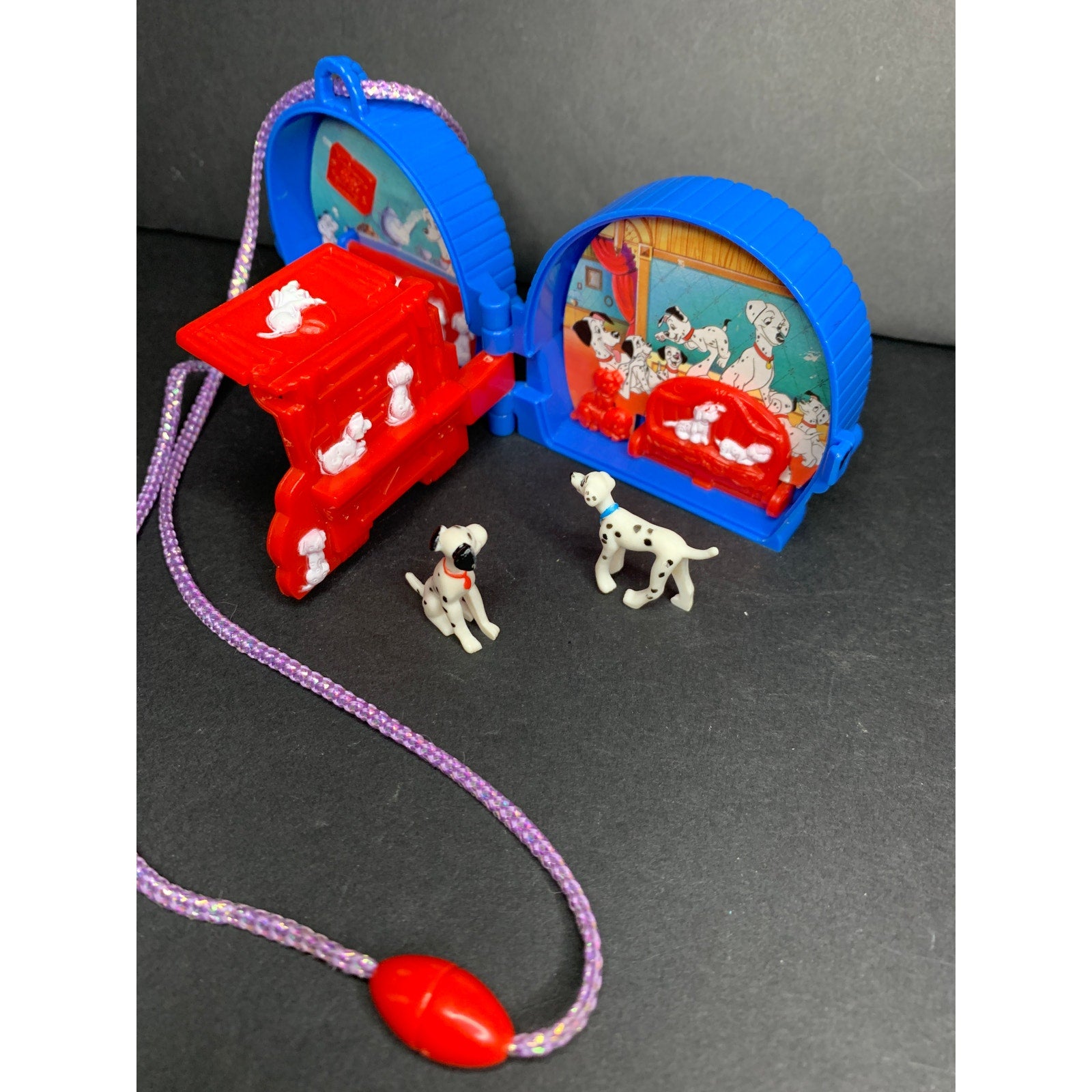 1993 Mattel Disney 101 Dalmatians Playset + 2 McDonald's Happy Meal Toys Lot