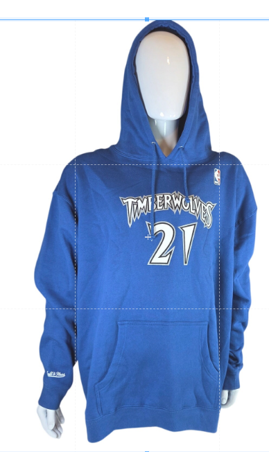 Kevin Garnett #21 Mitchell & Ness Timberwolves Hoodie Sweatshirt 3XL NWT