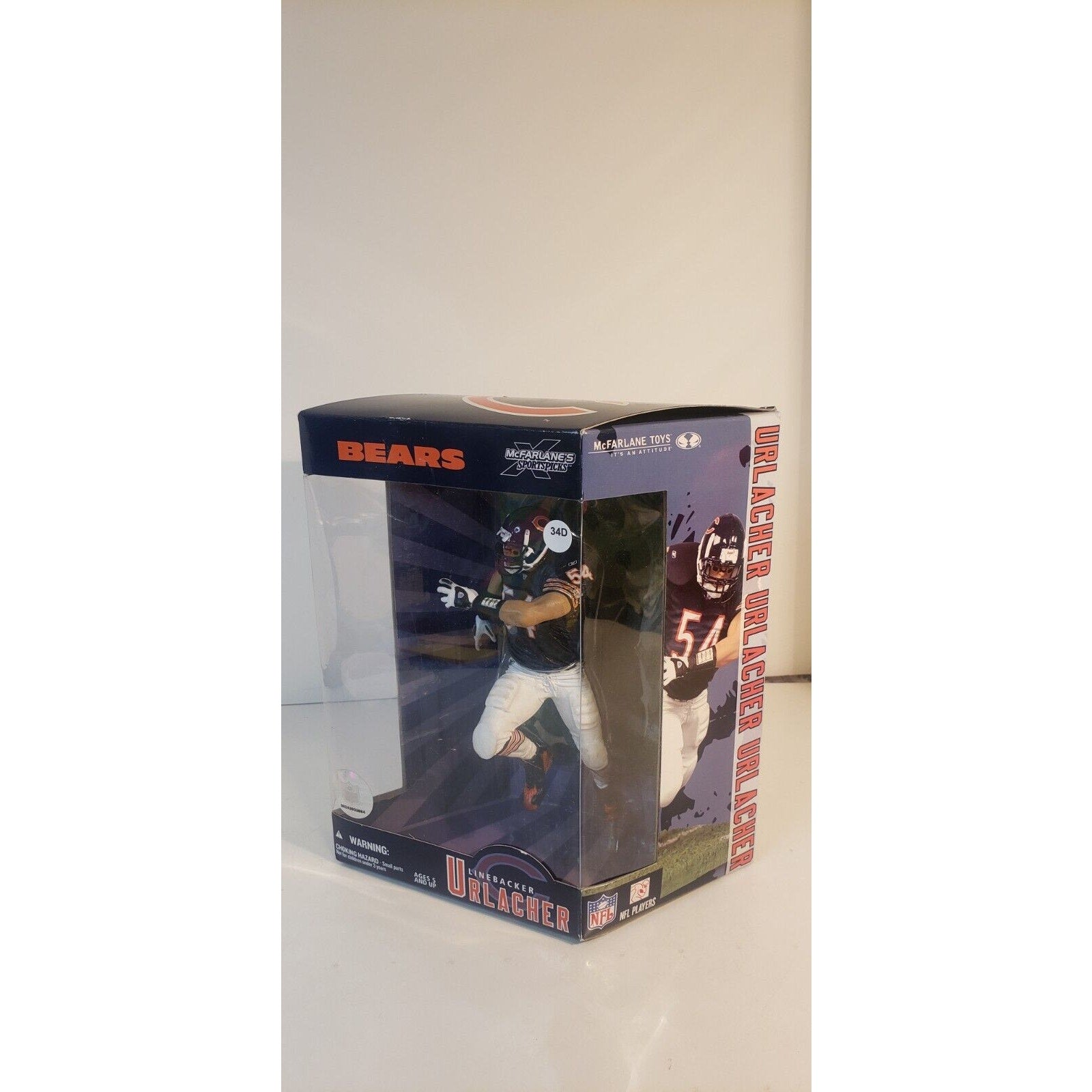 Brian Urlacher McFarlane Collectors Edition Chicago Bears MLB HOF NEW