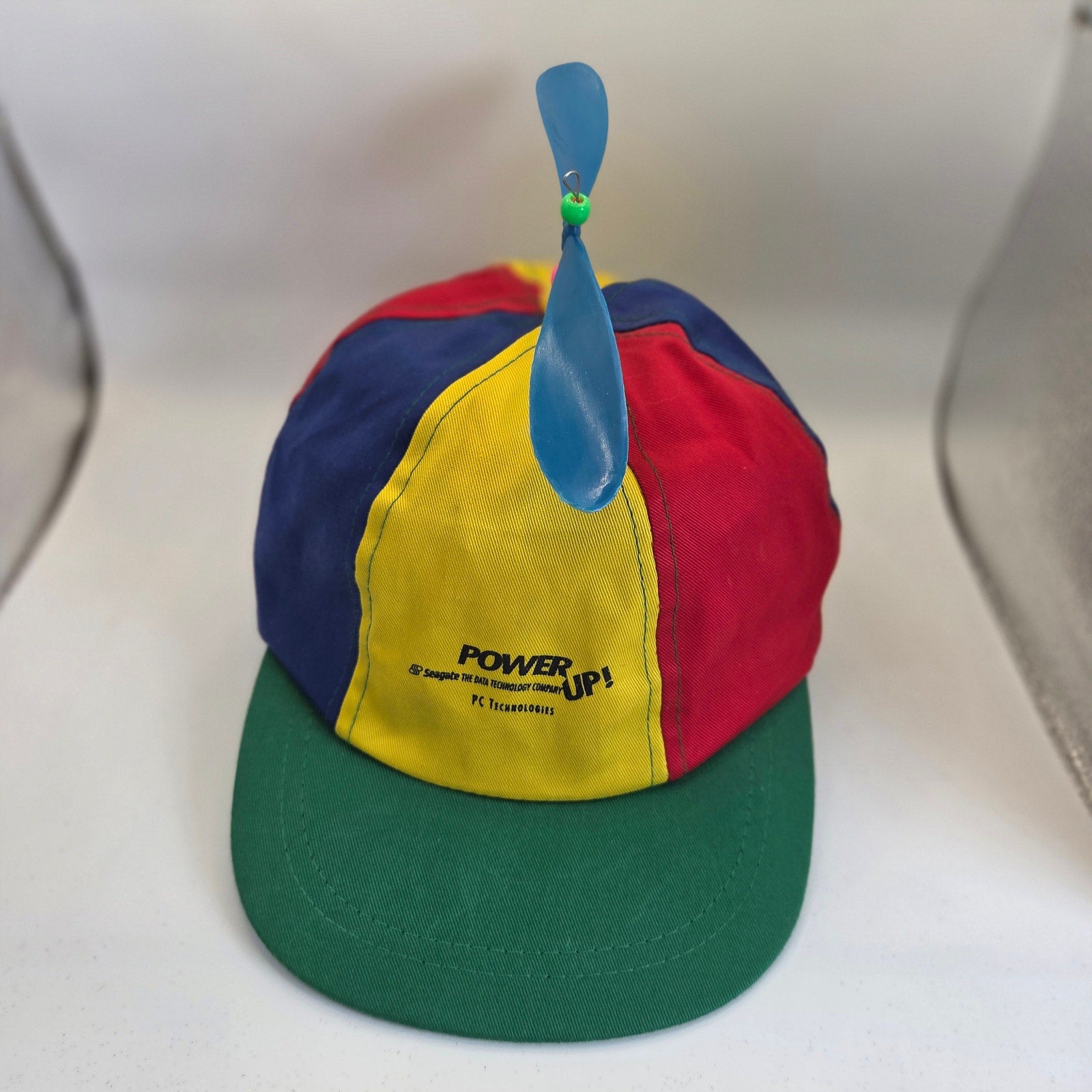 J Hats Vintage Seagate Power Up Propeller Hat PC Technologies Taiwan OSFA