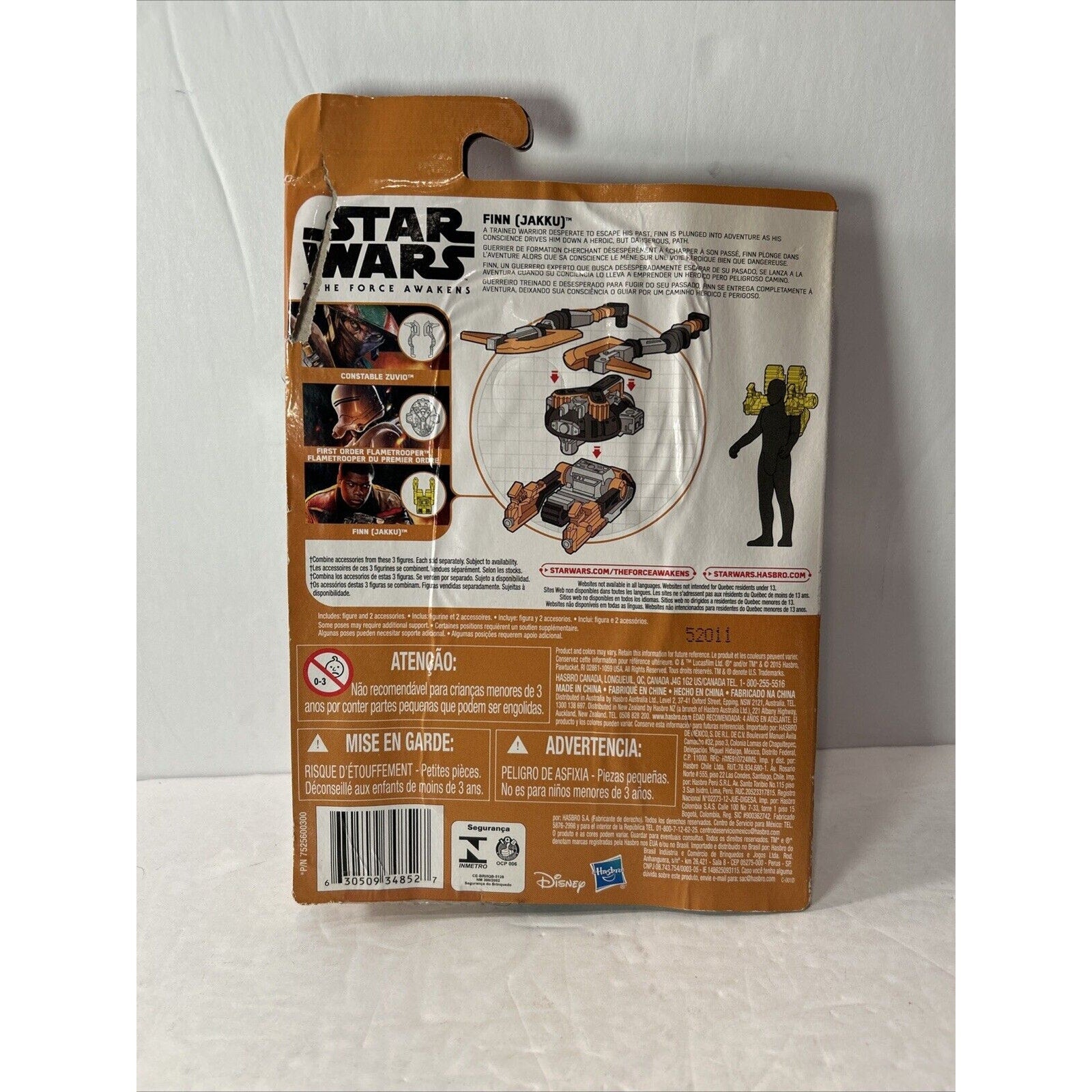 Star Wars 2015 The Force Awakens - Lot of 2 - Rey and Finn