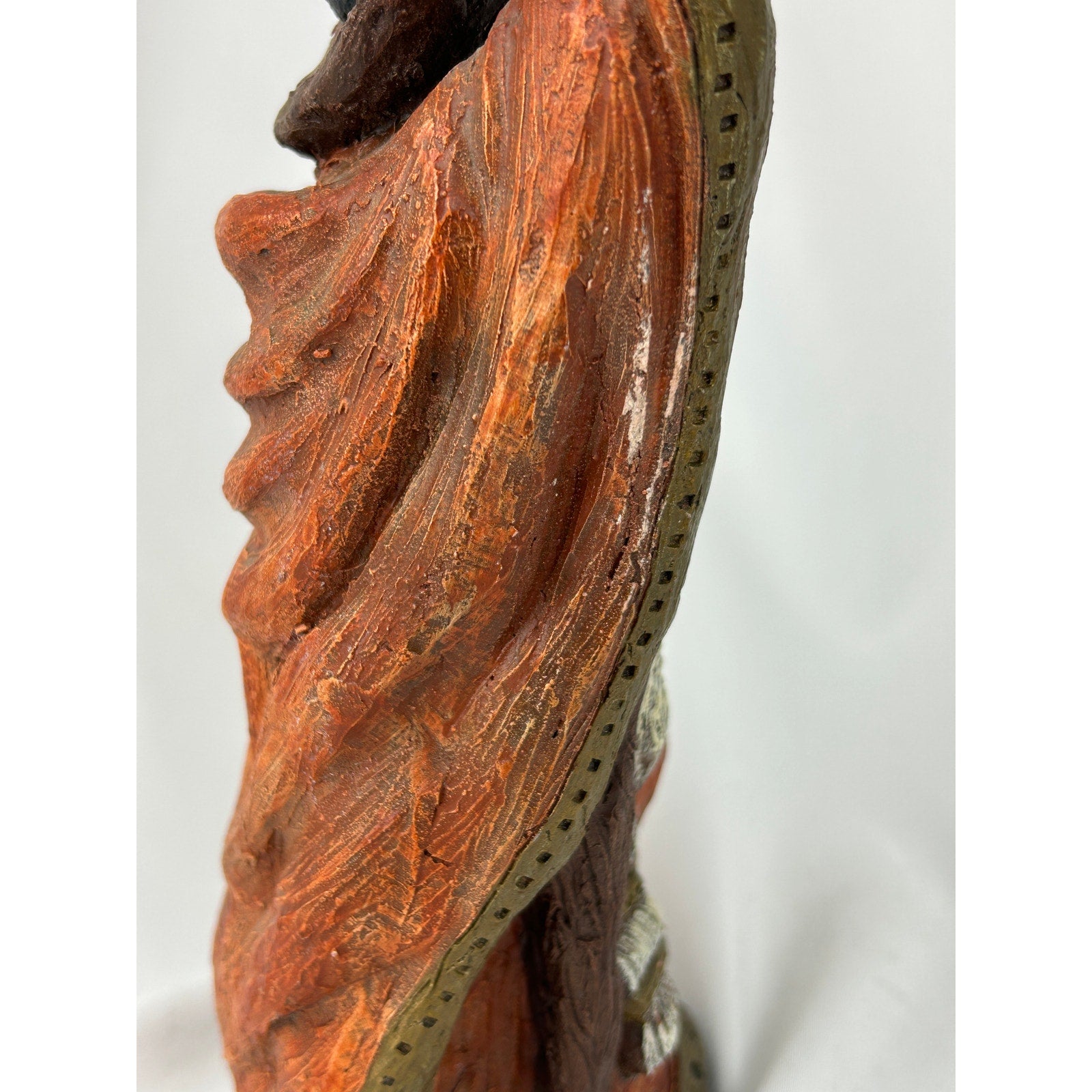 Mike Makras Gandalf Sculpture Hand Painted Wizard Figure Vintage Art 1980