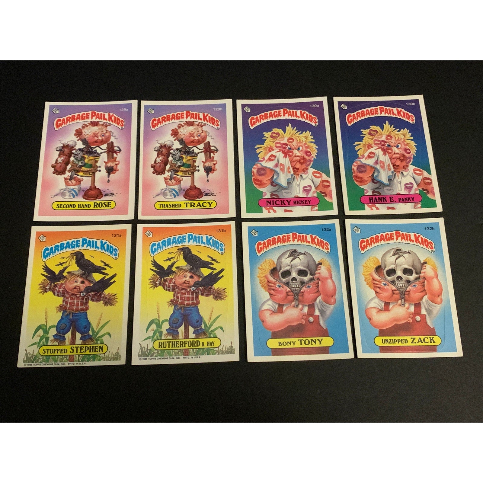 1986 Topps Garbage Pail Kids Series 4 Complete Set w/ Reese Pieces Crystal Gale