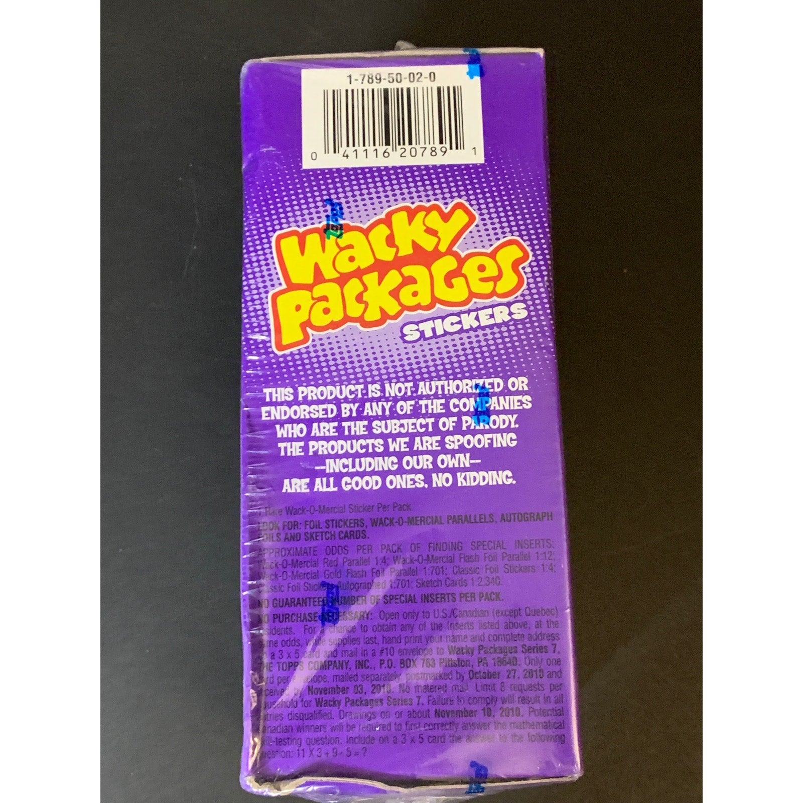 2010 Topps Wacky Packages Series 7 Factory Sealed Trading Card Box