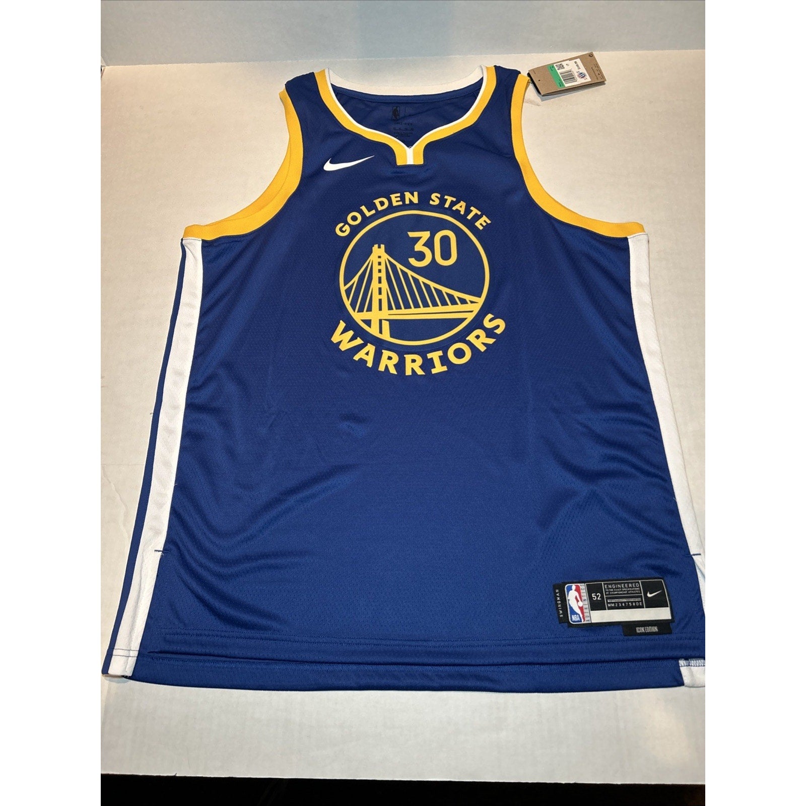 Steph Curry #30 Warriors Nike Jersey XL NBA NWT Icon Edition Basketball