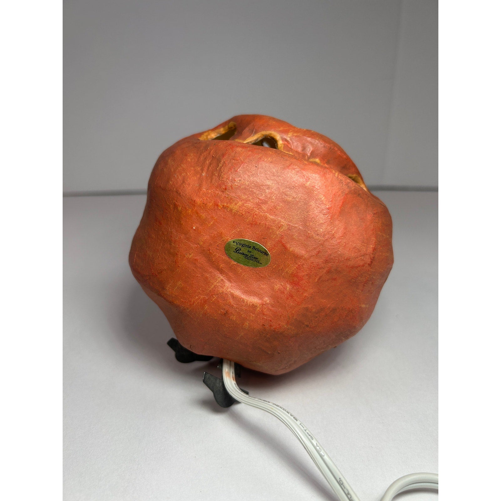 Bethany Lowe Halloween Light Jack-o-Lantern with Elfin Figure Virginia Betoine