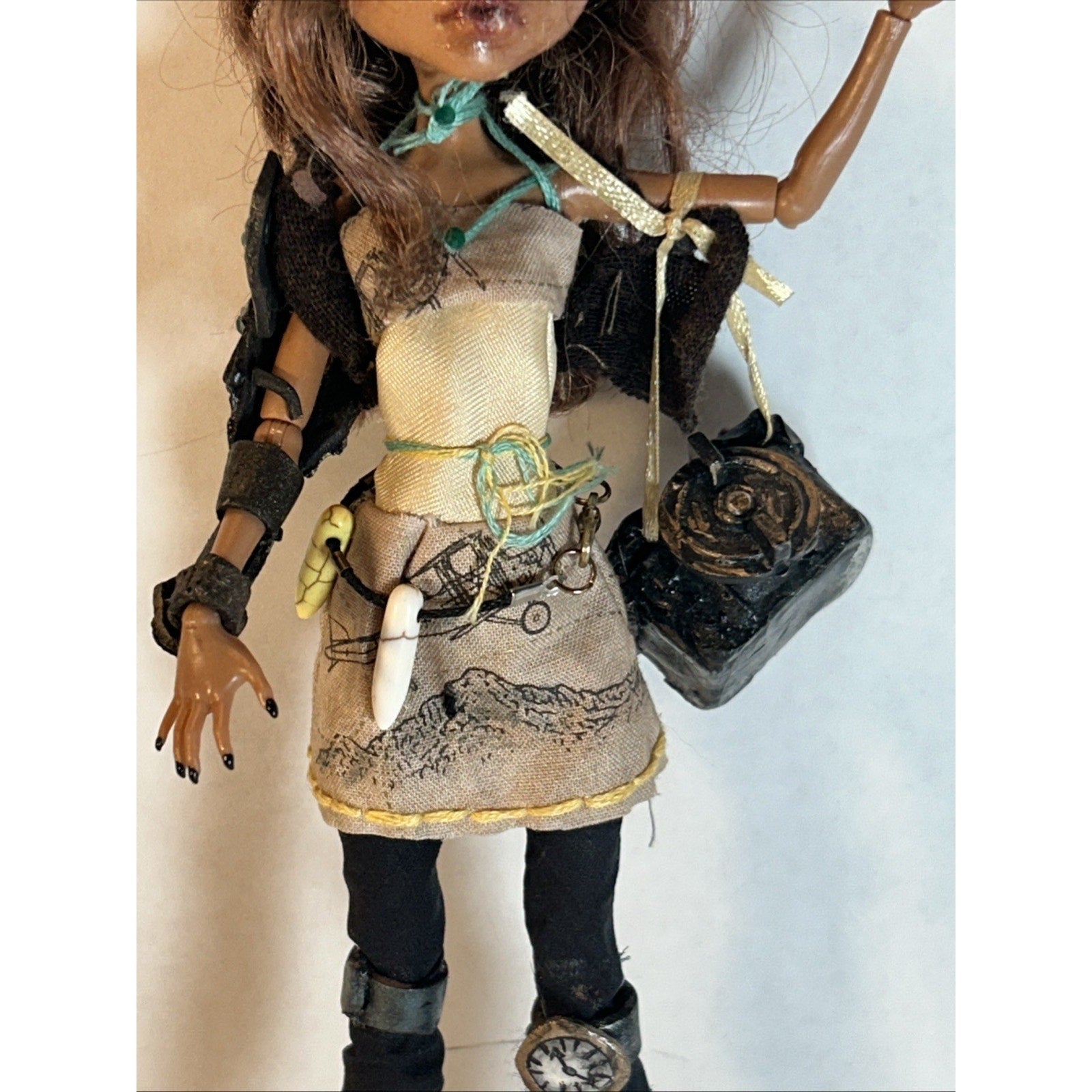 OOAK Custom Repaint Monster High Doll BJD With Steampunk or Cyberpunk Influence