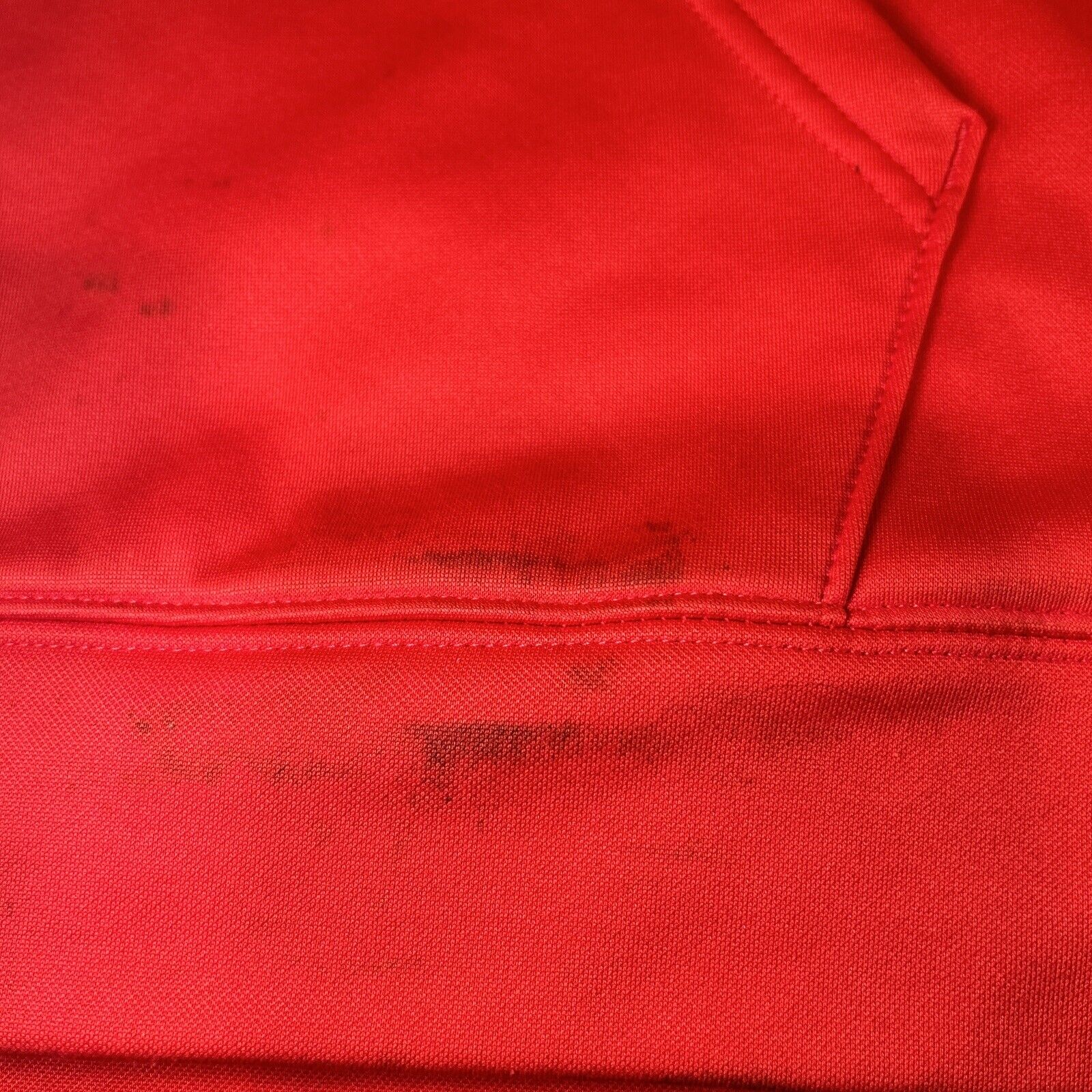 Champion Men's 2XL Pullover Hoodie Powertrain DuoFold Warm Ctrl Red Black
