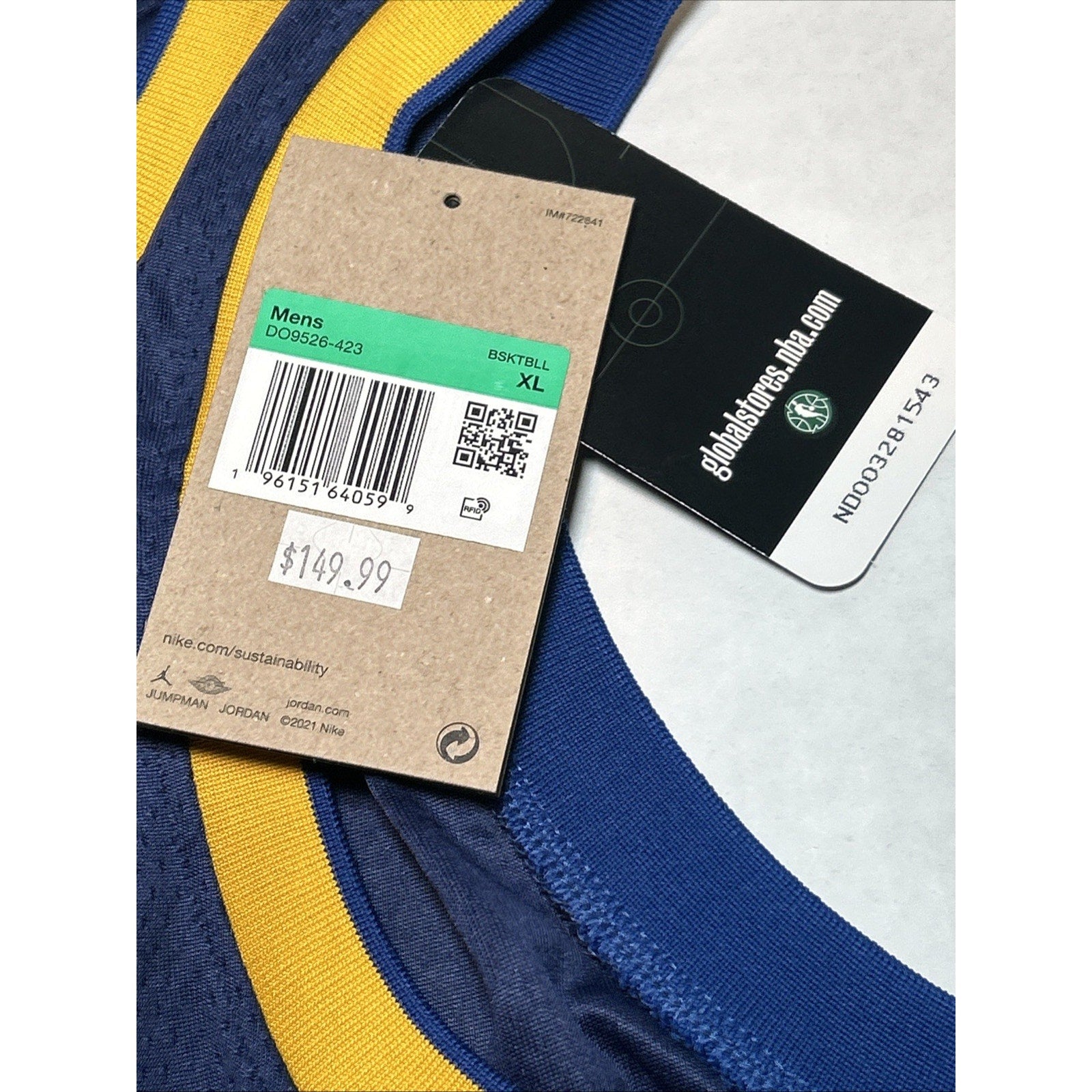 Stephen Curry #30 Golden State Warriors Nike Dri-Fit Basketball Jersey Size XL