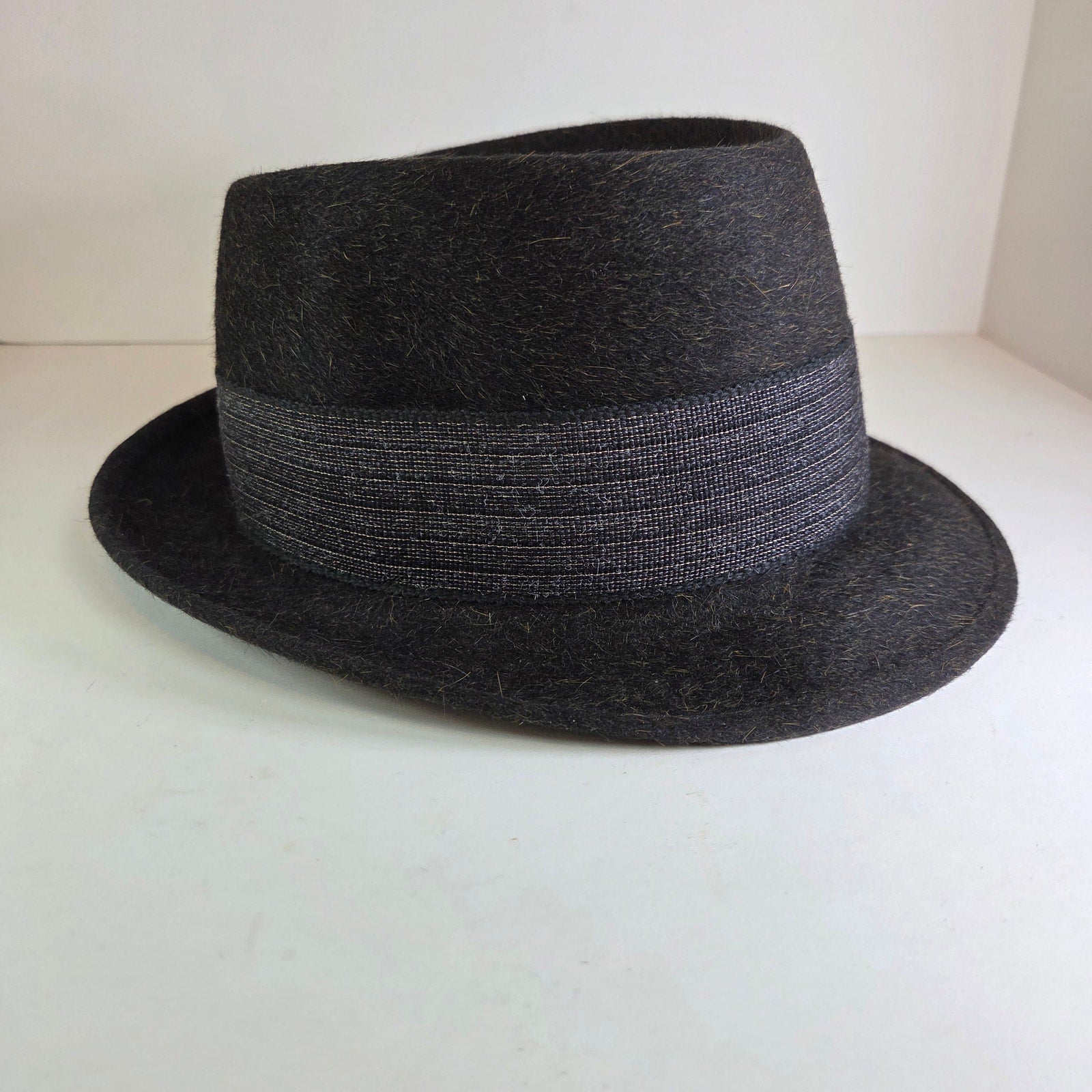 Vintage Stetson Royal De Luxe Pork Pie Hat Maurice Rothschild 6 7/8 Minneapolis