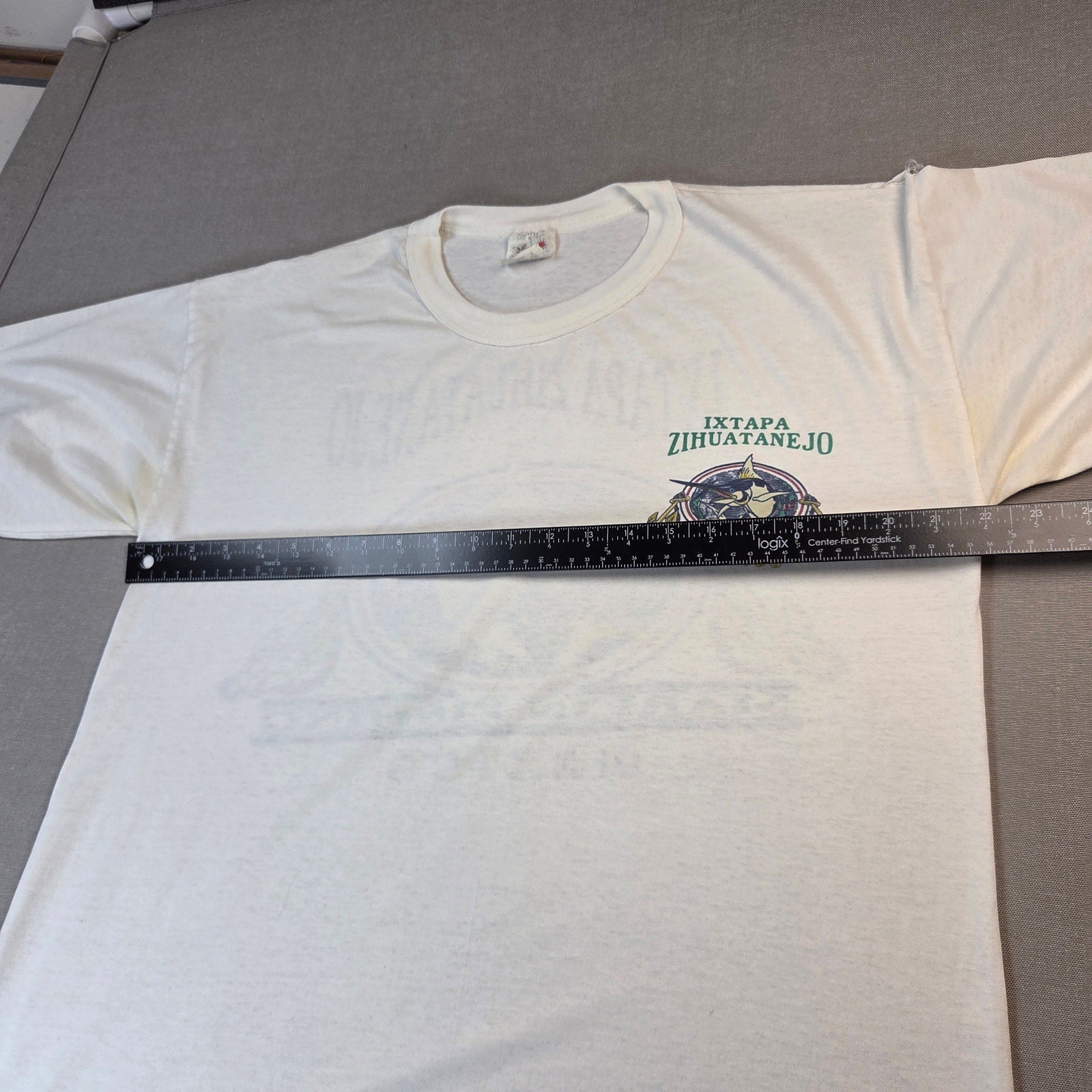 Hola Ola Vintage Ixtapa Zihuatanejo Mexico Marlin Fishing T Shirt L Tourist