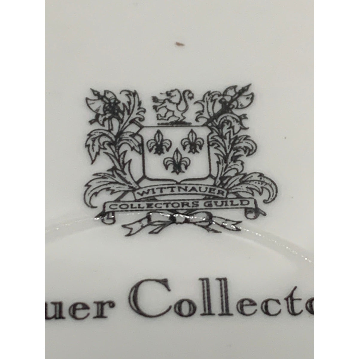 Vintage Wittnauer Collectors Guild Bone China Art Plates Set of 2 England