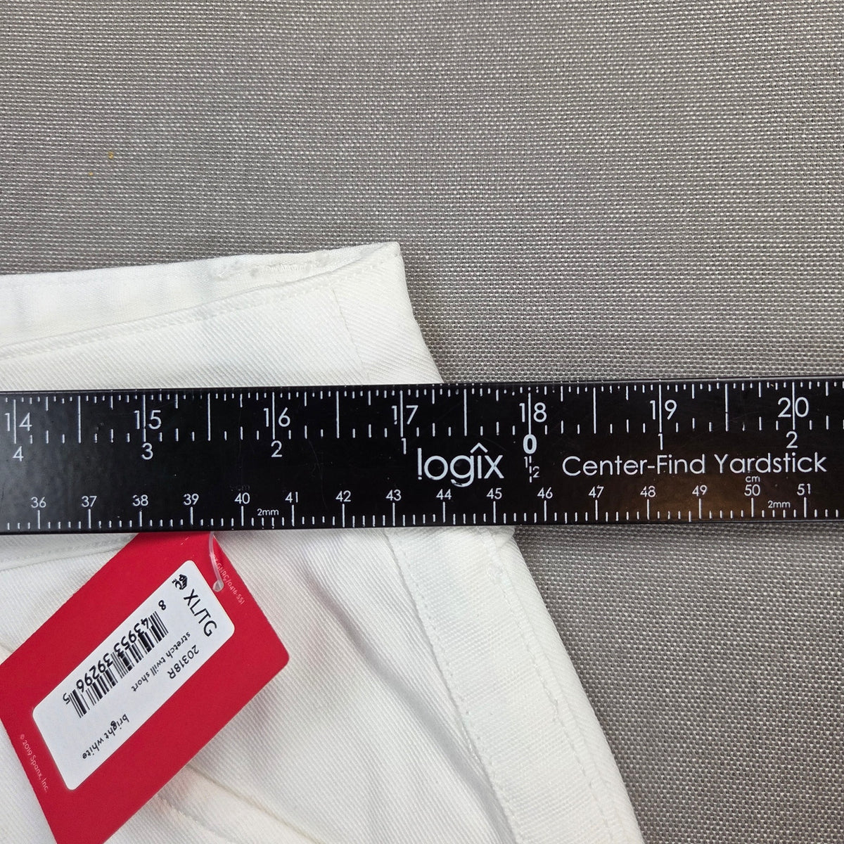 Spanx Stretch Twill Shorts Womens XL Bright White Pull On Shaping 20318R NWT