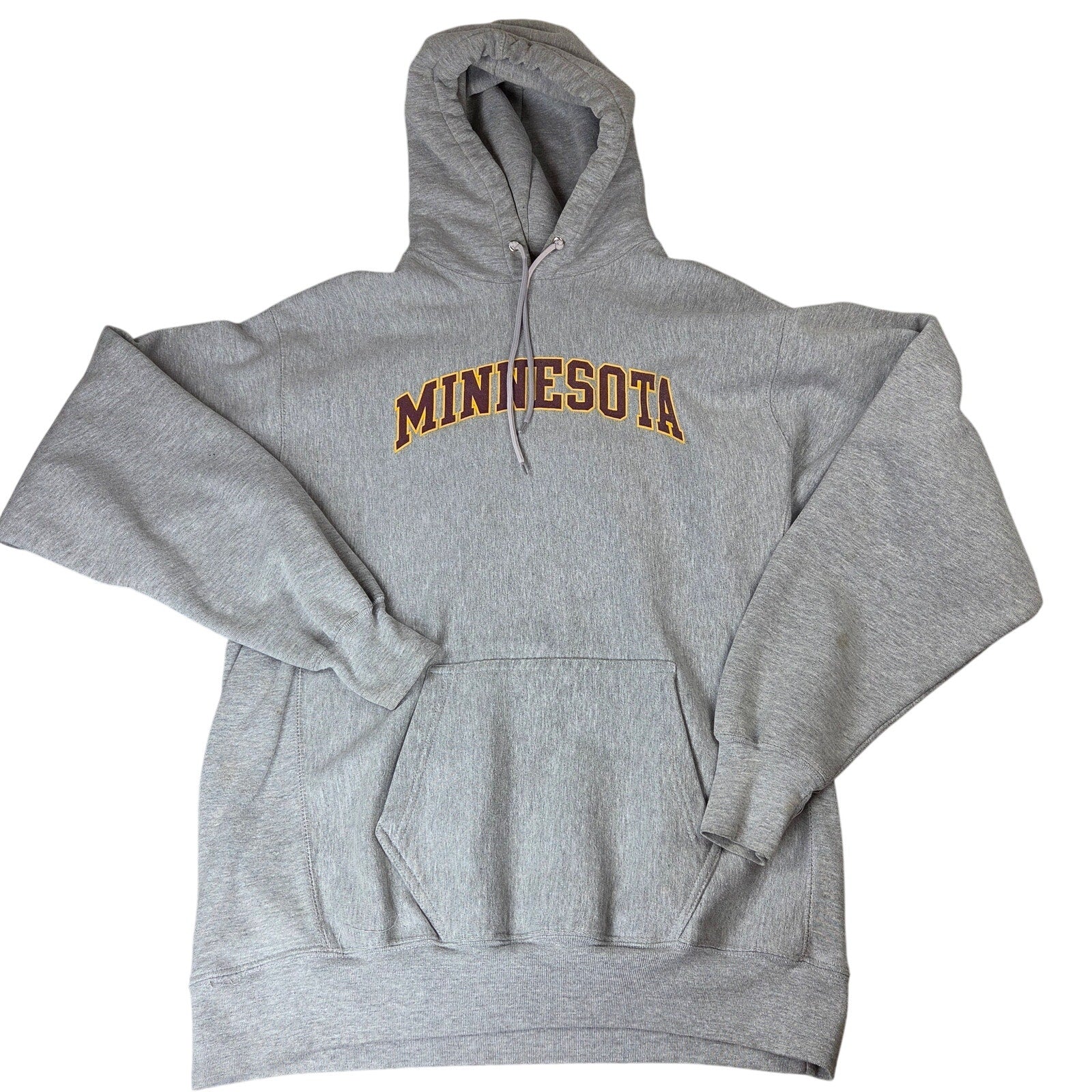 Steve & Barry's Minnesota Golden Gophers Hoodie Mens L Gray Pullover NCAA
