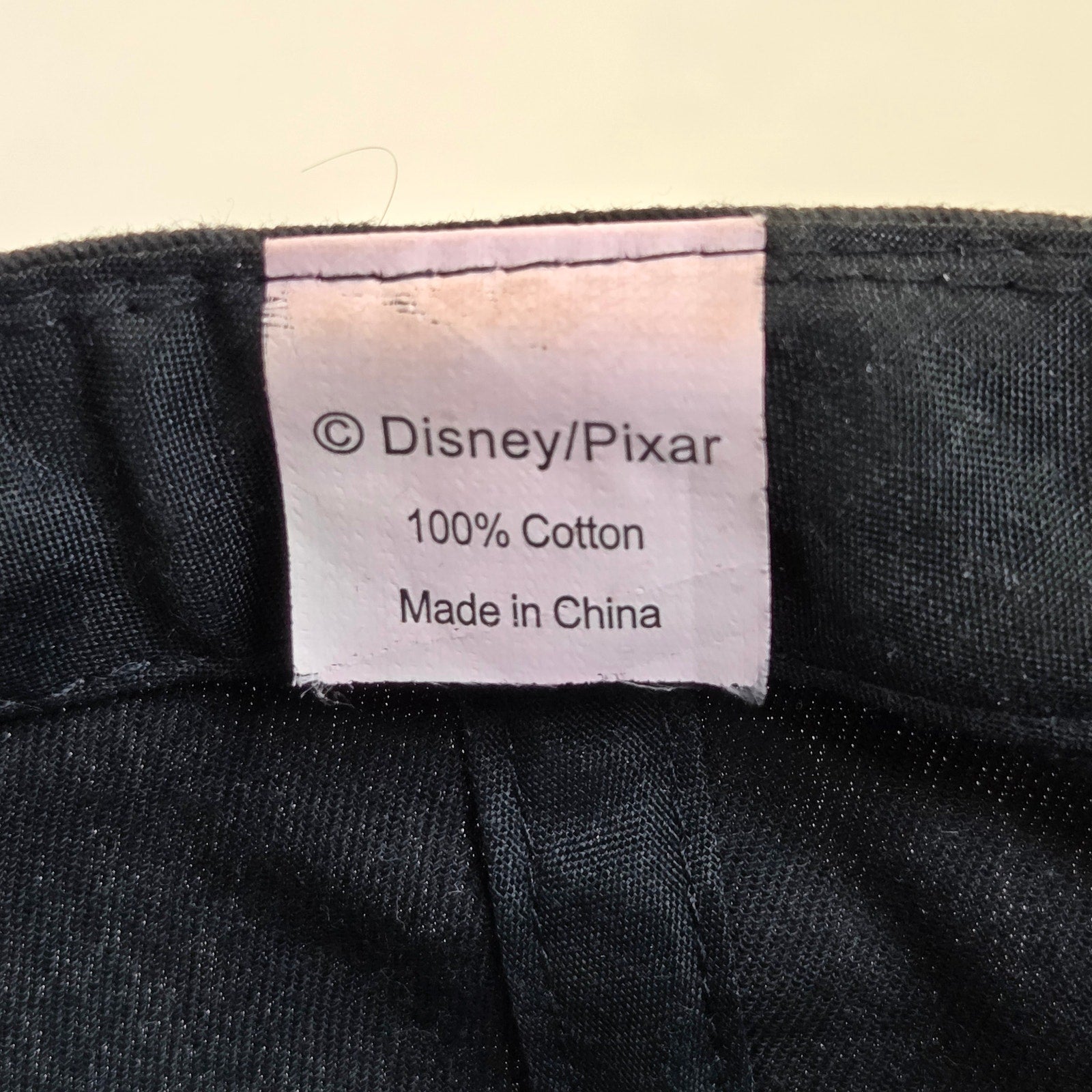 Disney Pixar Cars State Farm Hat Adjustable Hook Loop Black Promo Cap