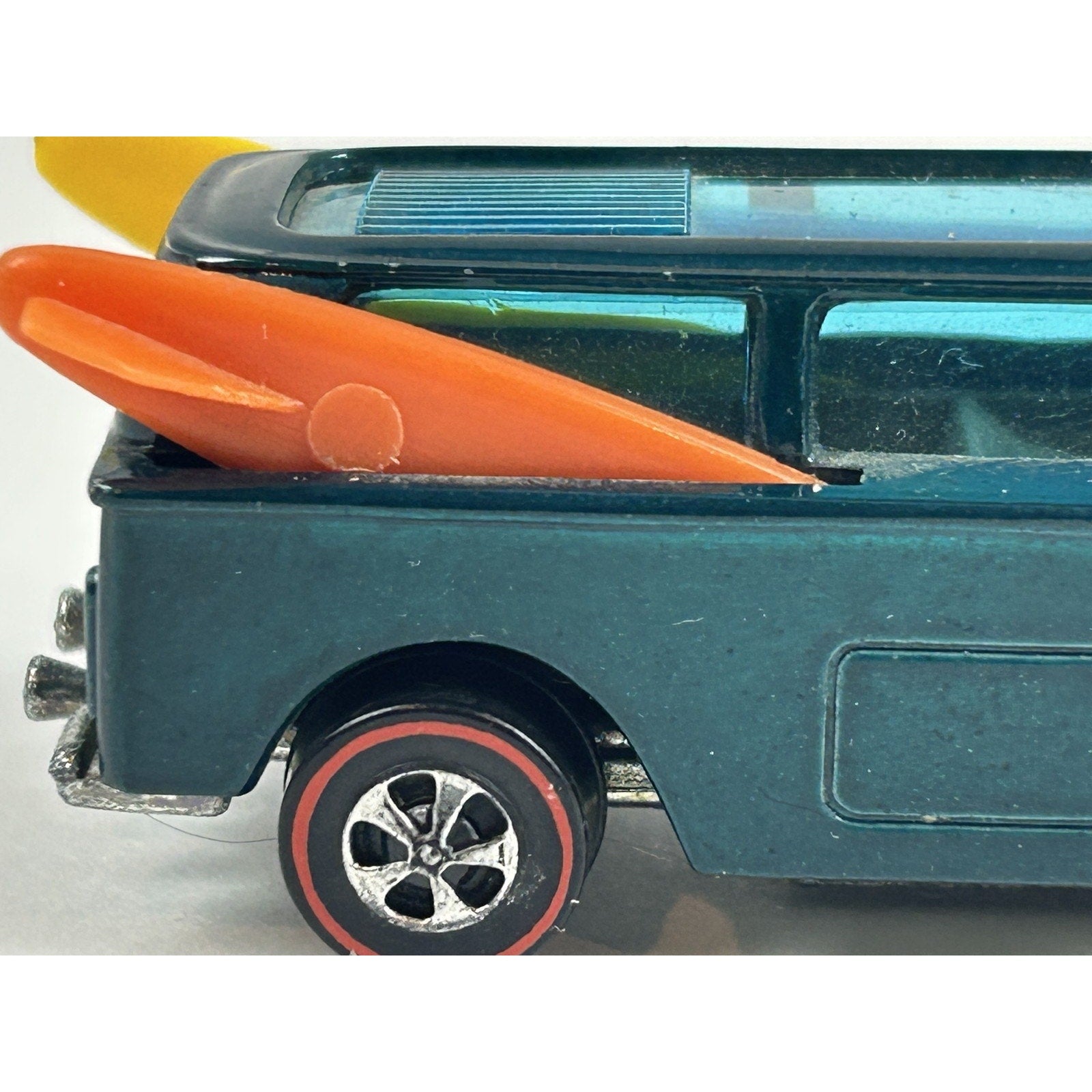 Vintage Hot Wheels Volkswagen Beach Bomb Redline 1969 Mattel HK Surfboards Pin