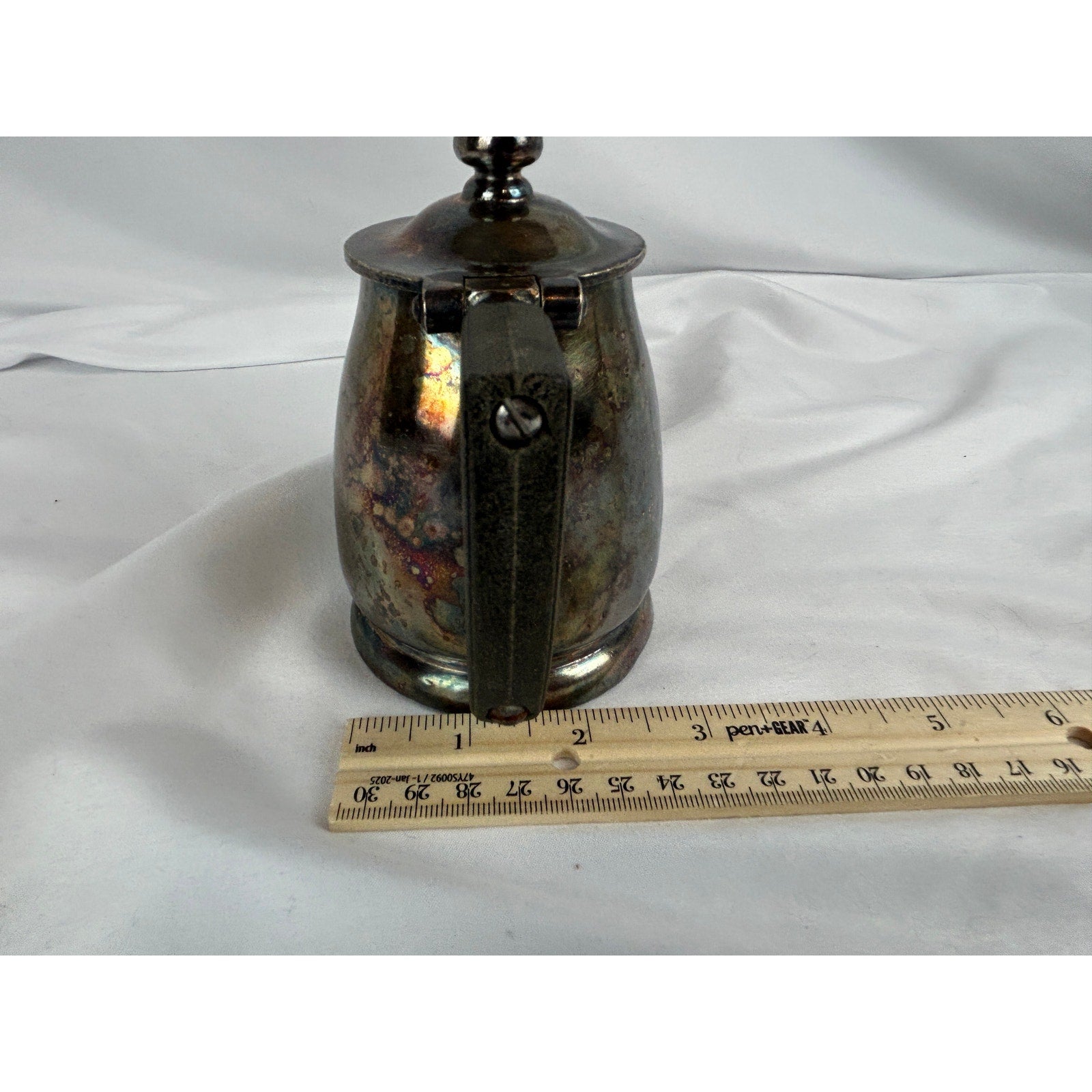 Marquette Silverplate Mini Teapot Victor S Co Creamer Coffee Pot
