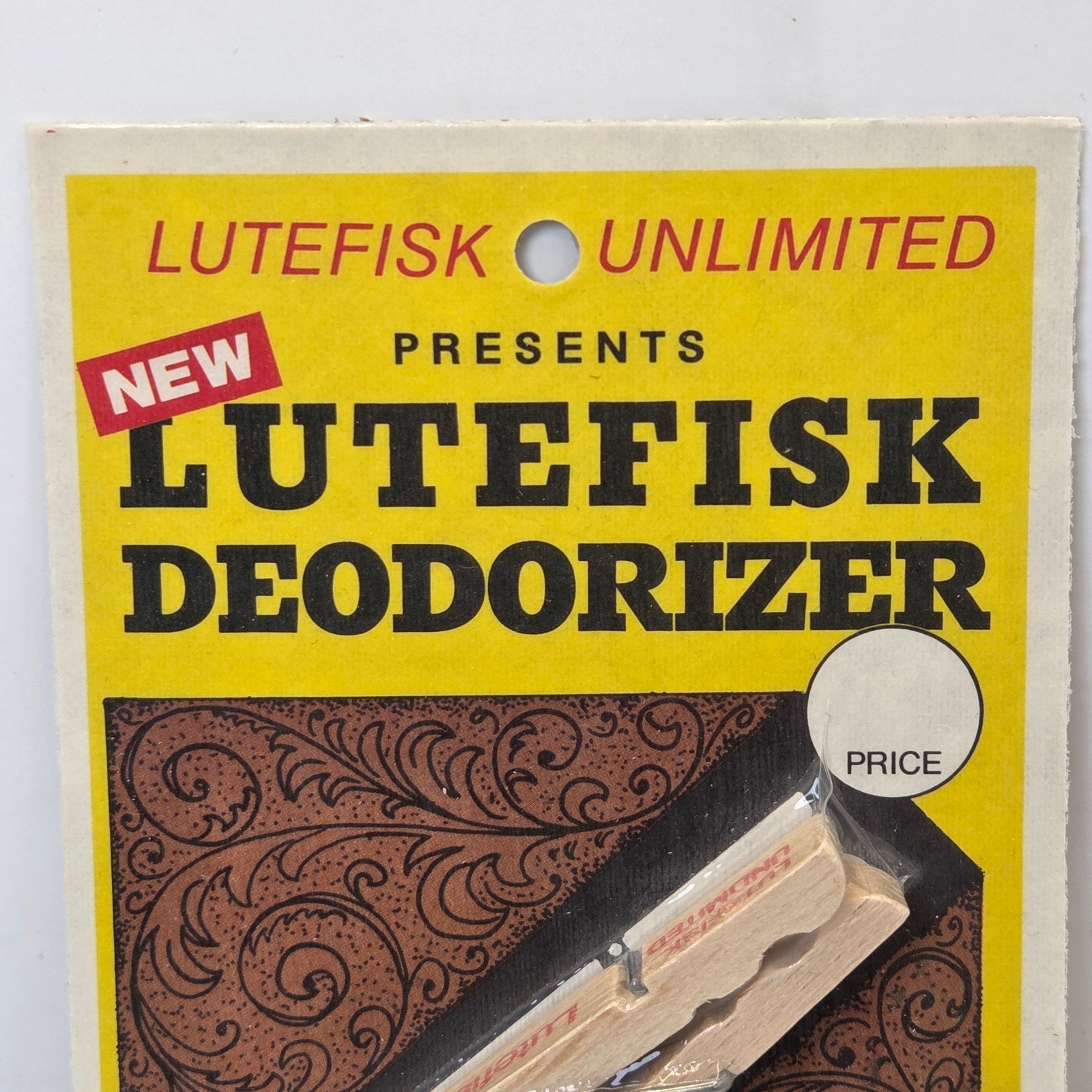 Lutefisk Unlimited Lutefisk Deodorizer Novelty Gag Item Clothespin