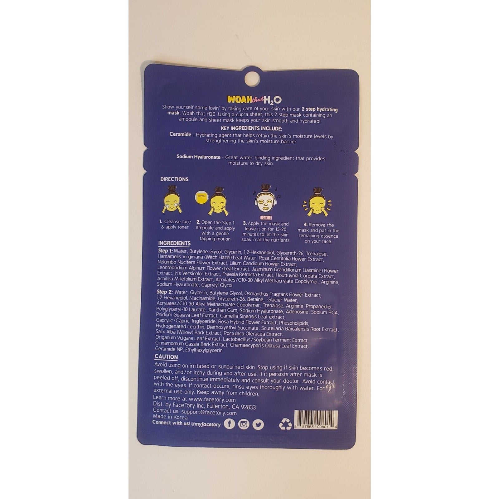 FaceTory Best of Seven Facial Masks Collection For All Skin Types - Pack of 7