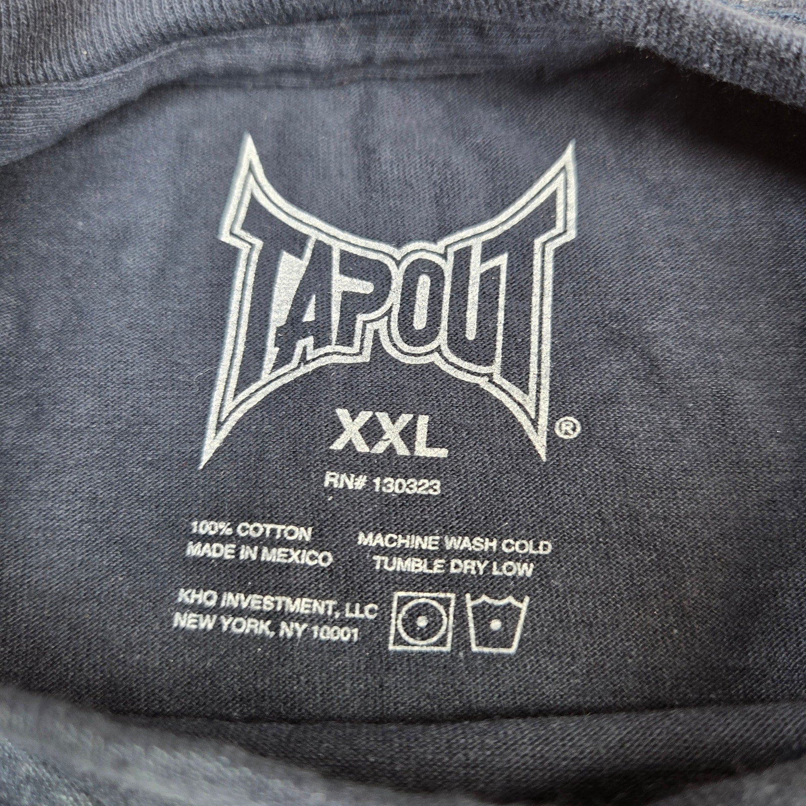 Tapout Skull Cross Graphic T Shirt NWT XXL Medieval Blue UFC Cotton 2012