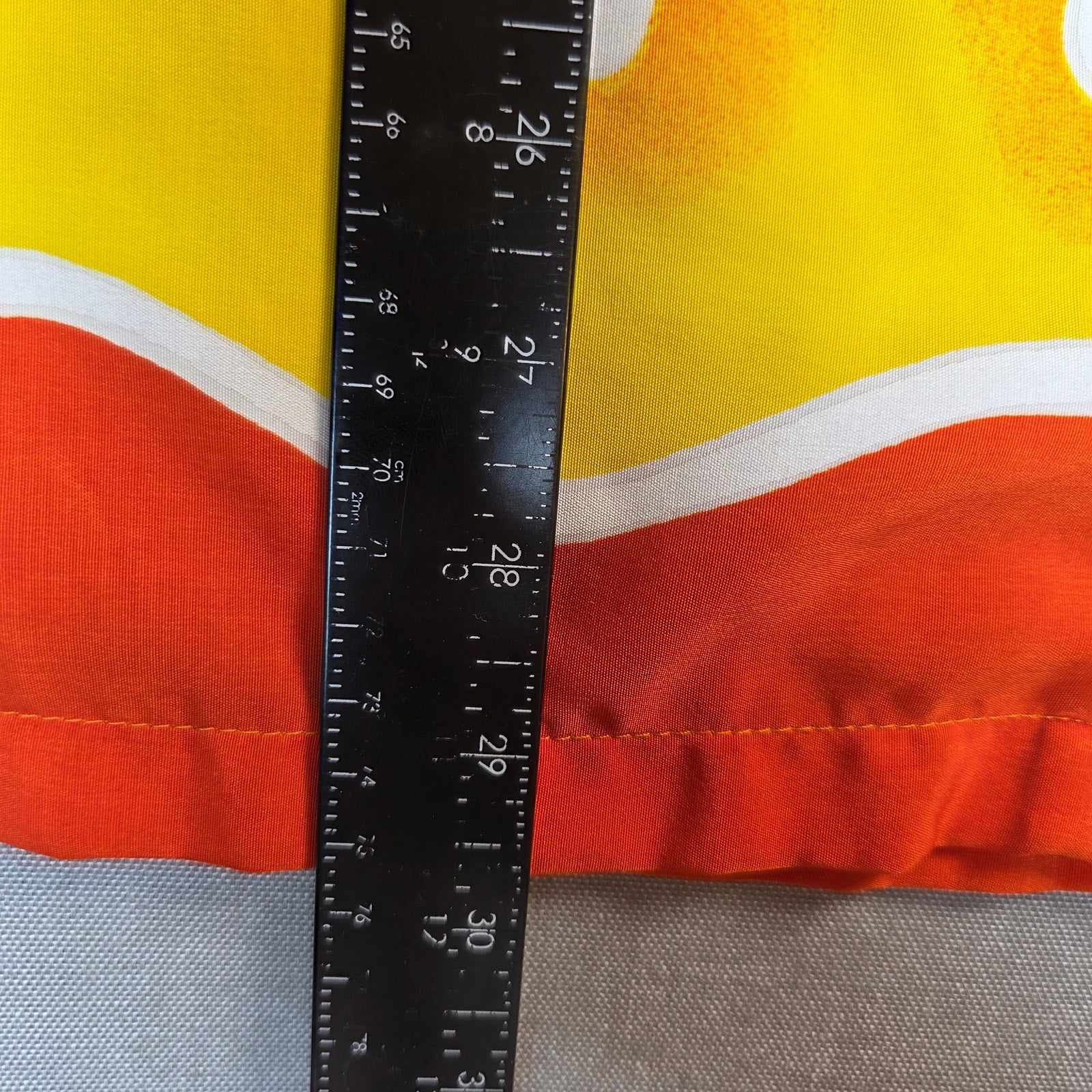Uluwatu Dragon Flame Rayon Hawaiian Camp Shirt Mens Large Orange Y2K Top