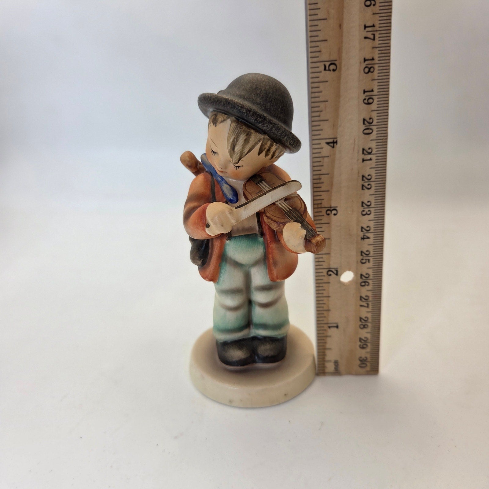 Goebel Hummel Little Fiddler Violin Boy Figurine W Germany Bee V 5in Vintage
