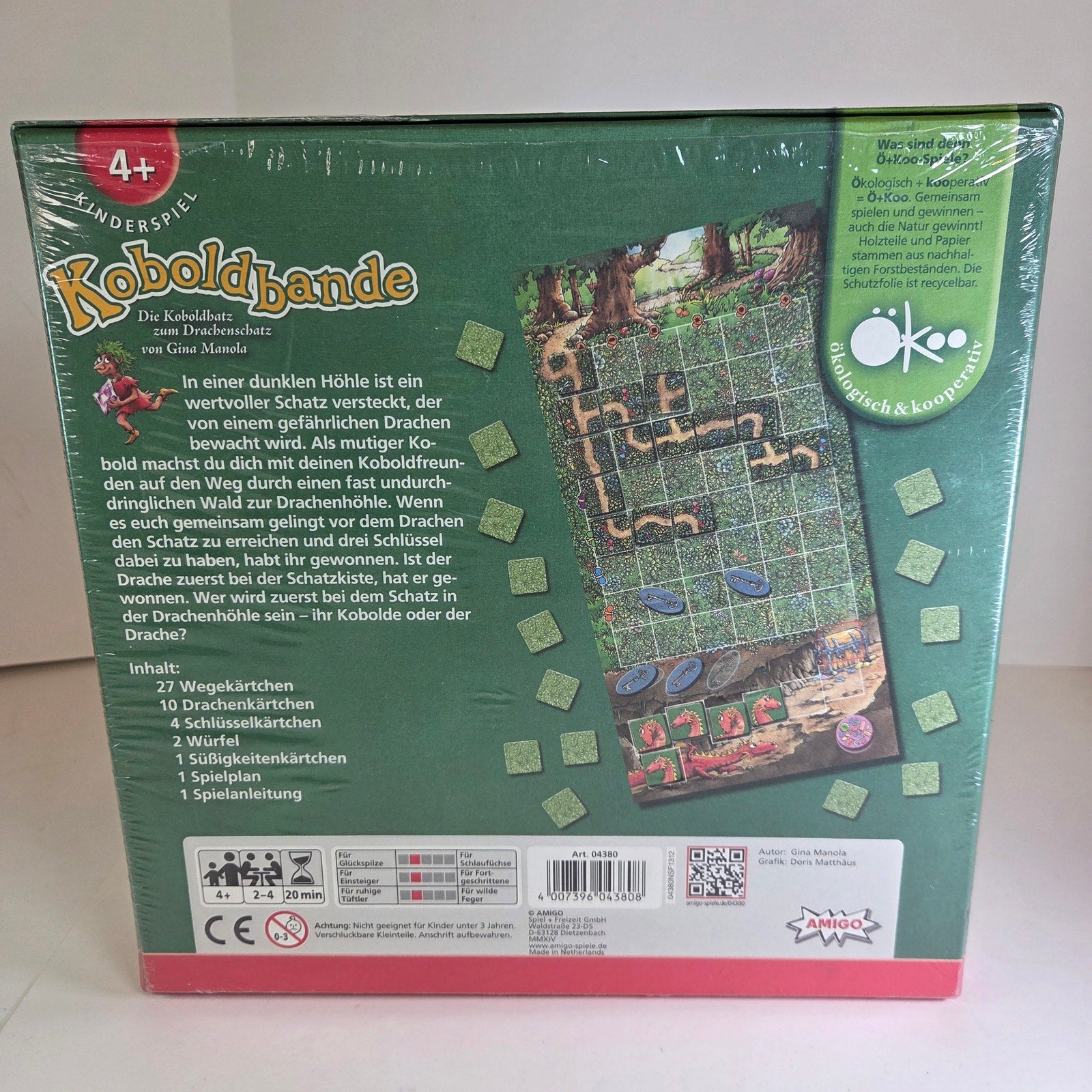 Koboldbande AMIGO 04380 Kids Board Game – Made in Netherlands, New Sealed