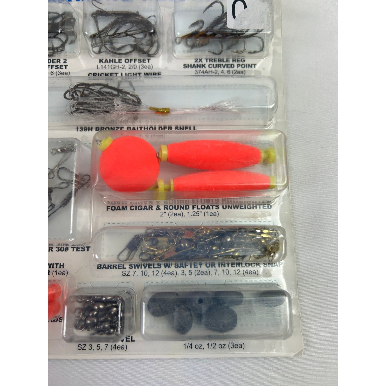 Eagle Claw 207 Piece Ultimate Terminal Tackle Kit Fishing Hooks Sinkers
