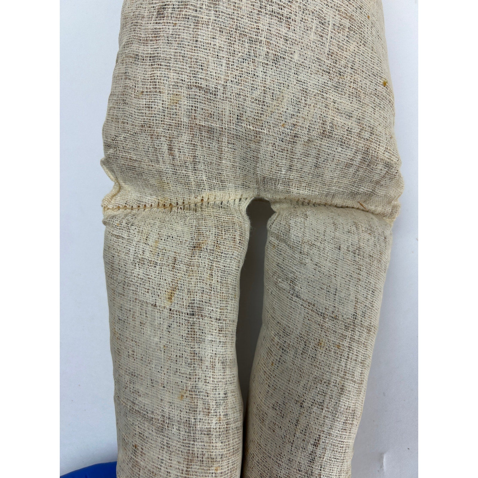 Antique Sonneberg-type Papier Mâché Doll 25in Closed Mouth Cloth Body