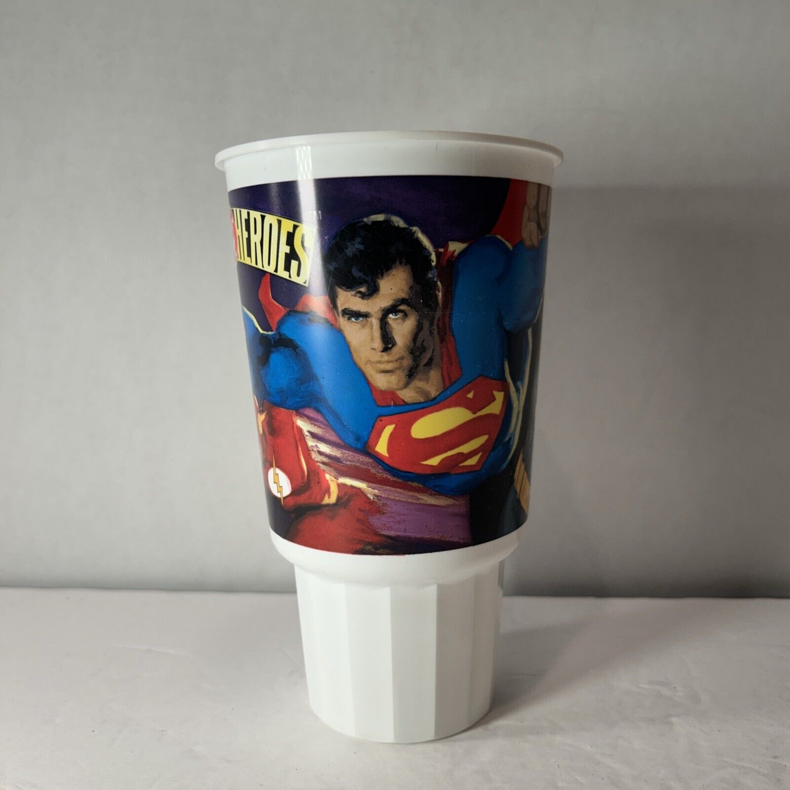 DC Super Heroes Subway 1998 Cup Superman/Batman/Wonder Woman/Flash