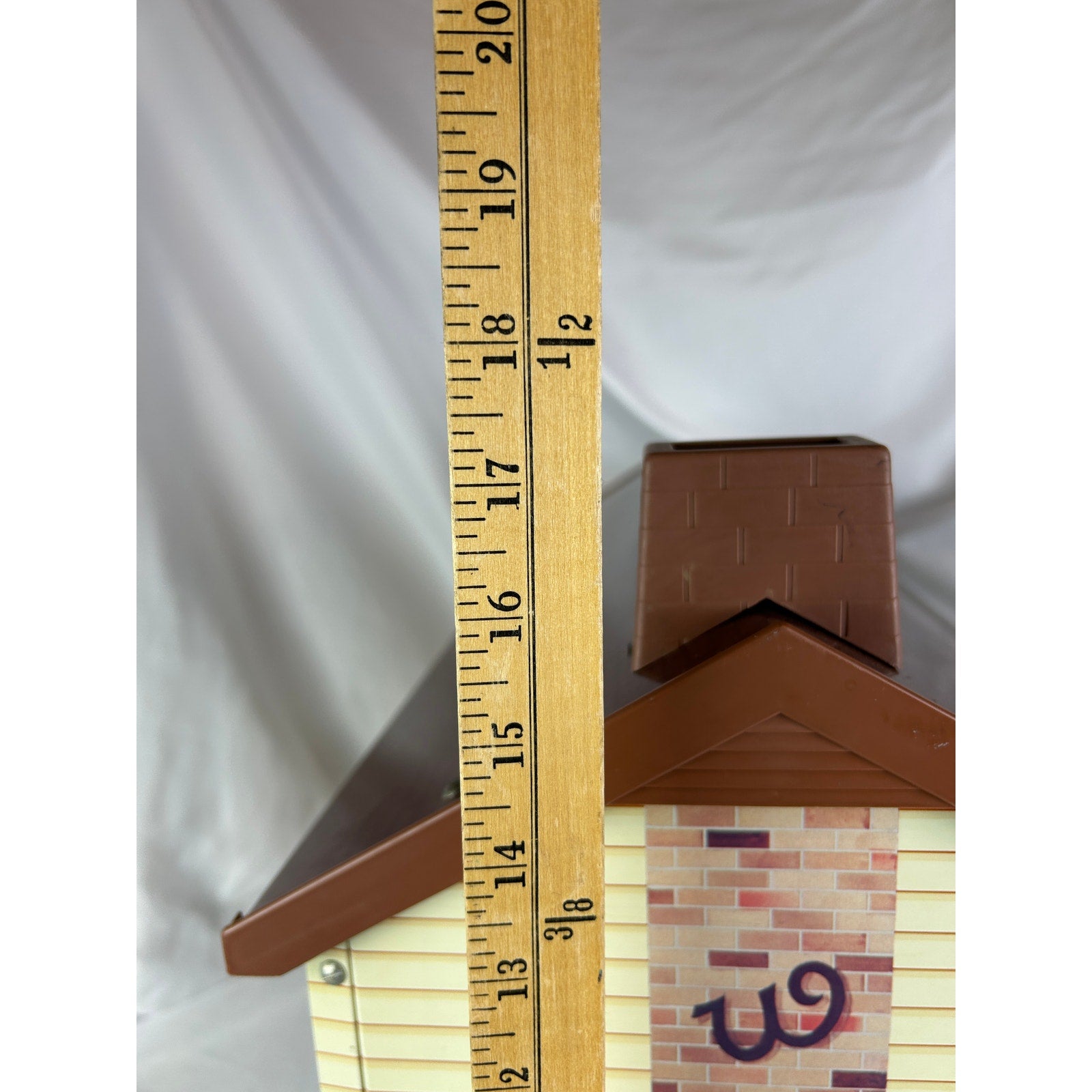 Vintage 1950s Marx Wolverine Tin Litho Dollhouse Two Story USA
