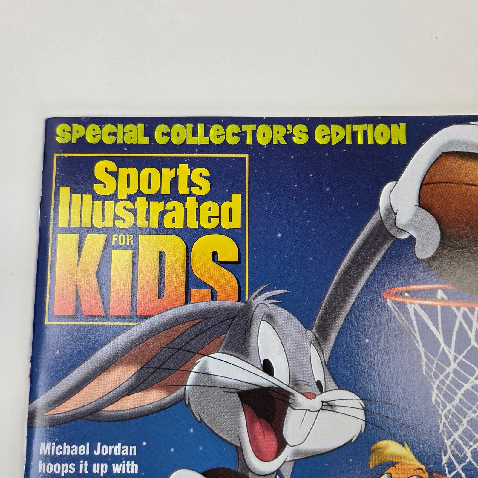 Sports Illustrated For Kids Space Jam Michael Jordan 1997 Newsstand Poster