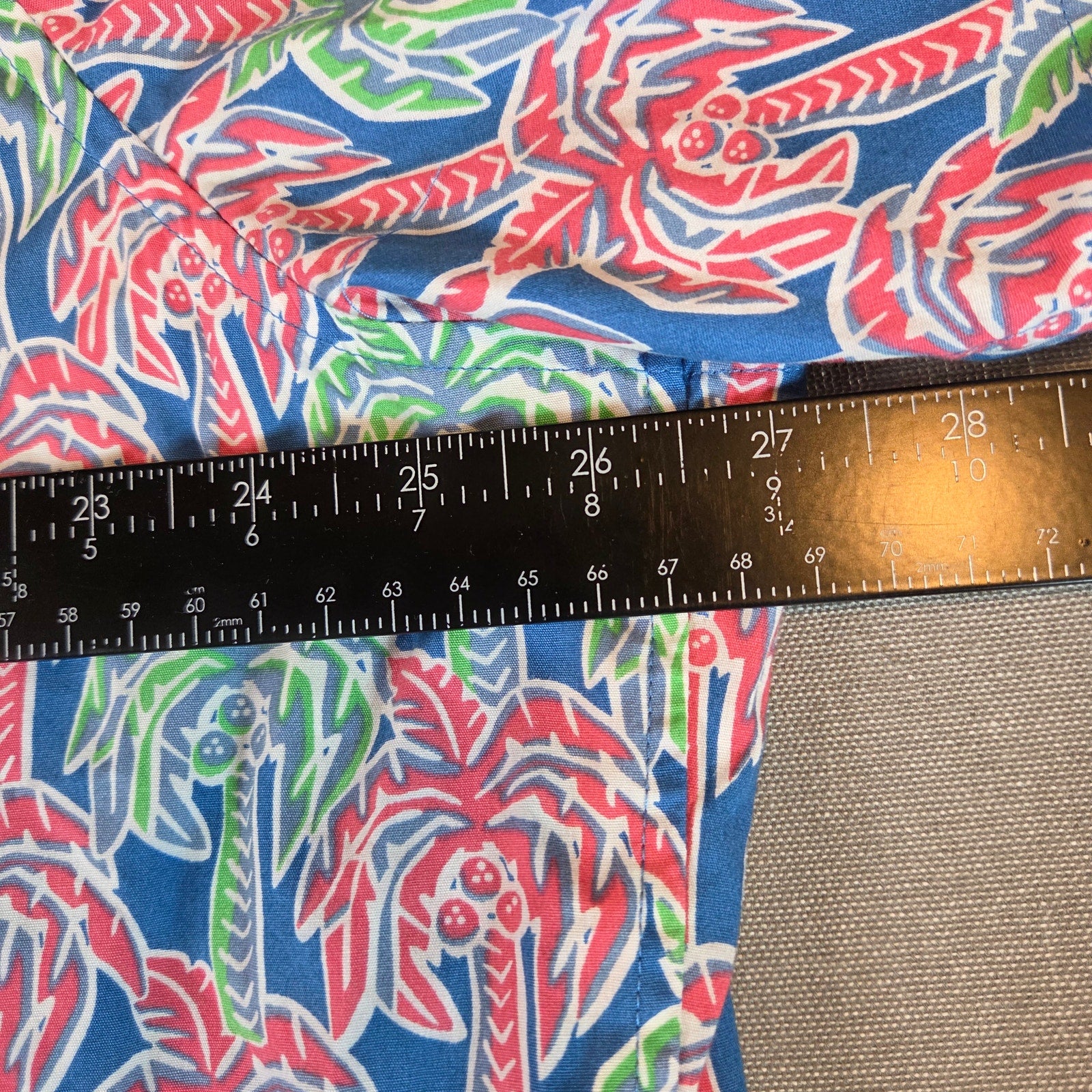 Vineyard Vines Slim Fit Whale Shirt Men’s 2XL Palm Tree Print Button Down