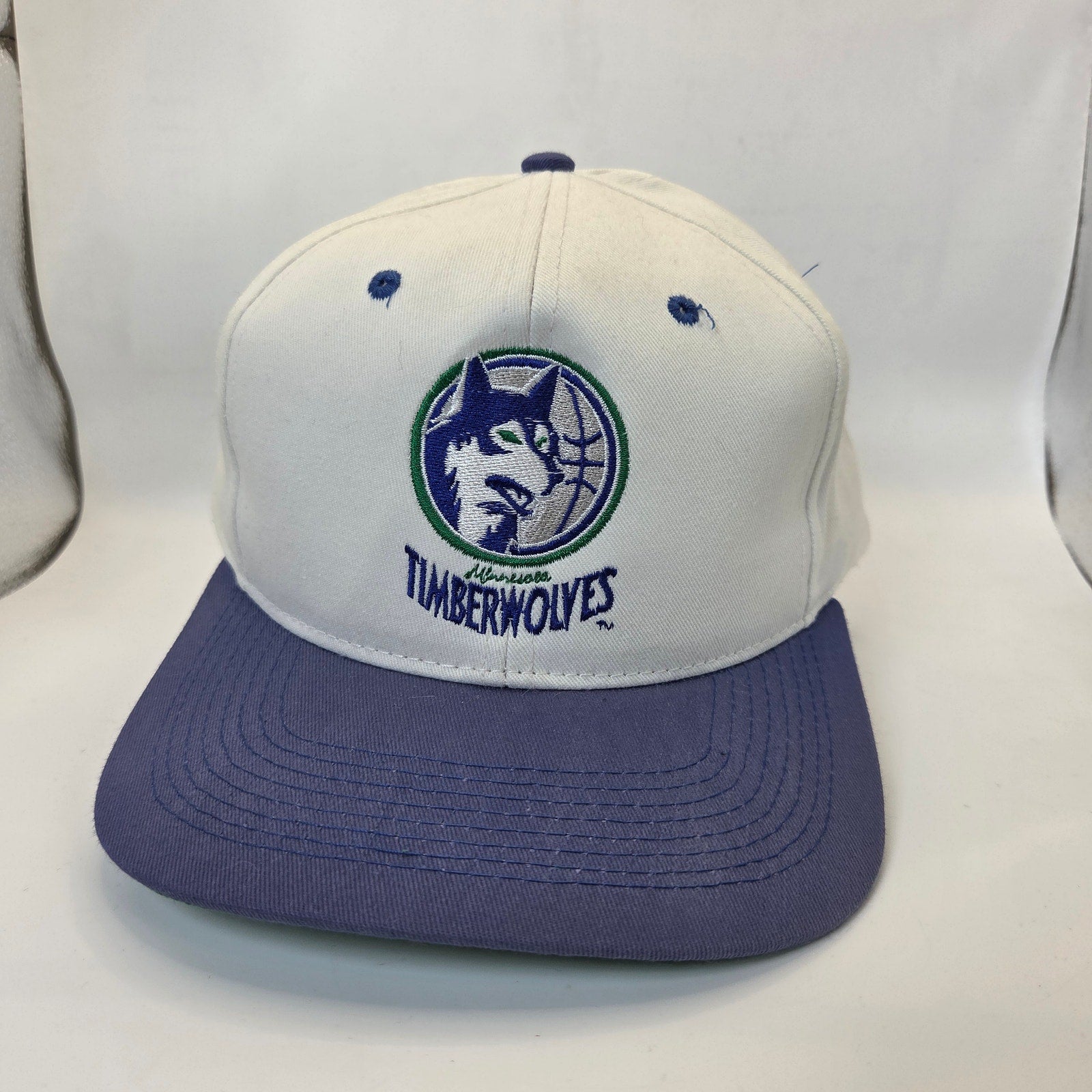 Minnesota Timberwolves Vintage Snapback Hat First Bank Sponsor Pre-1997 BD&A
