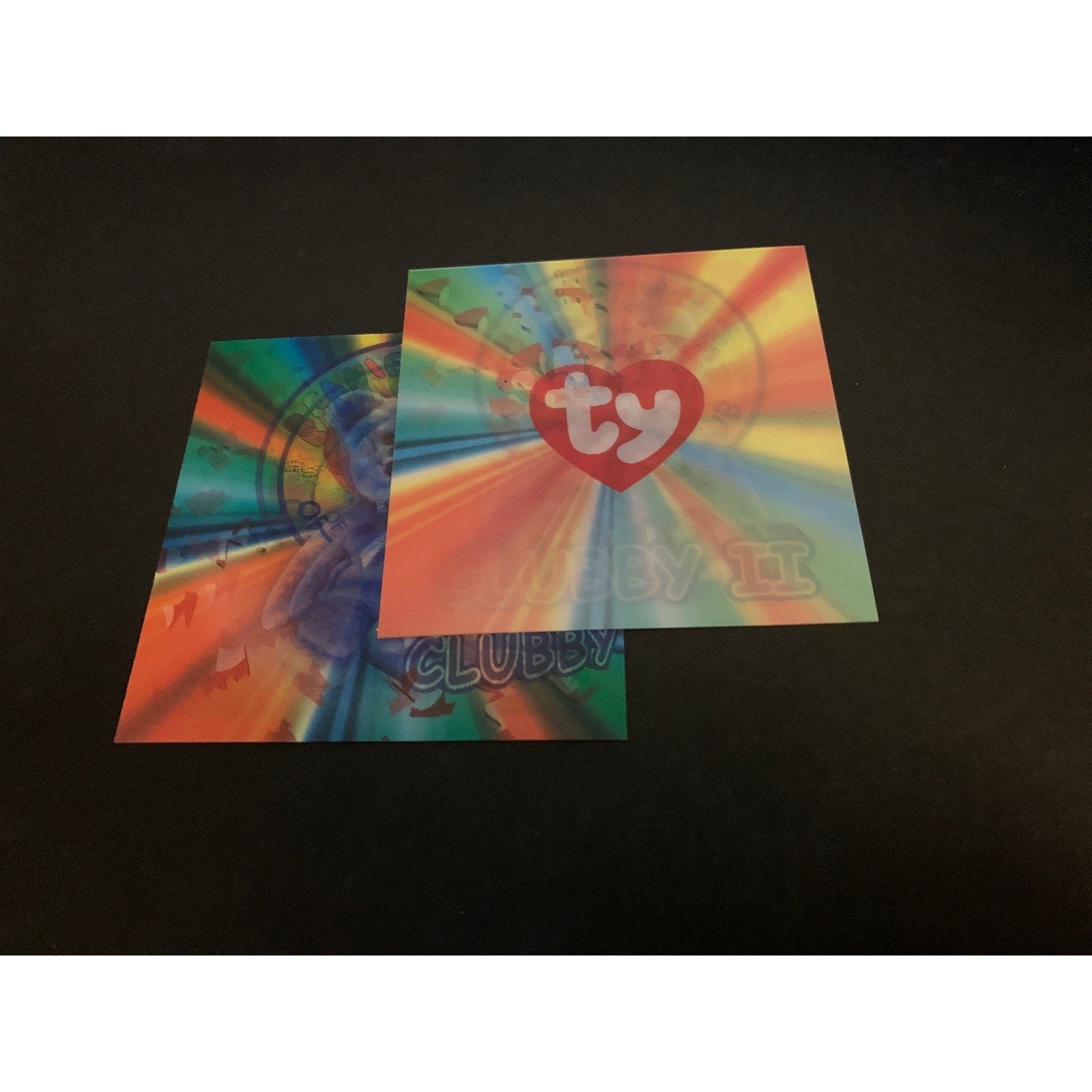 1999 Ty Beanie Babies BBOC Series 4 Lenticular Hologram Card Lot Of 21