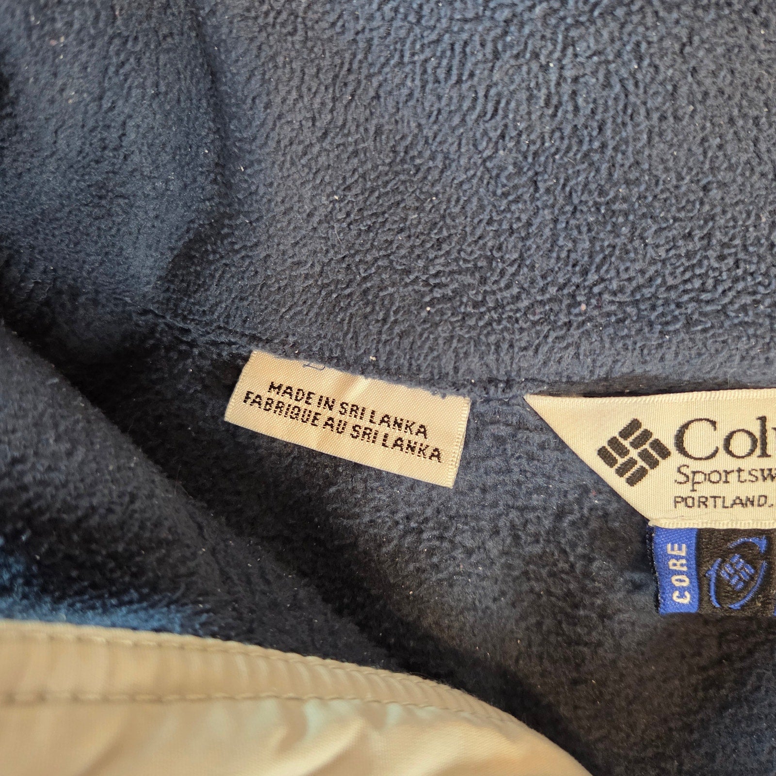 Columbia Core Interchange 3-in-1 Jacket SM 7198/7199 Men’s XXL Fleece Liner