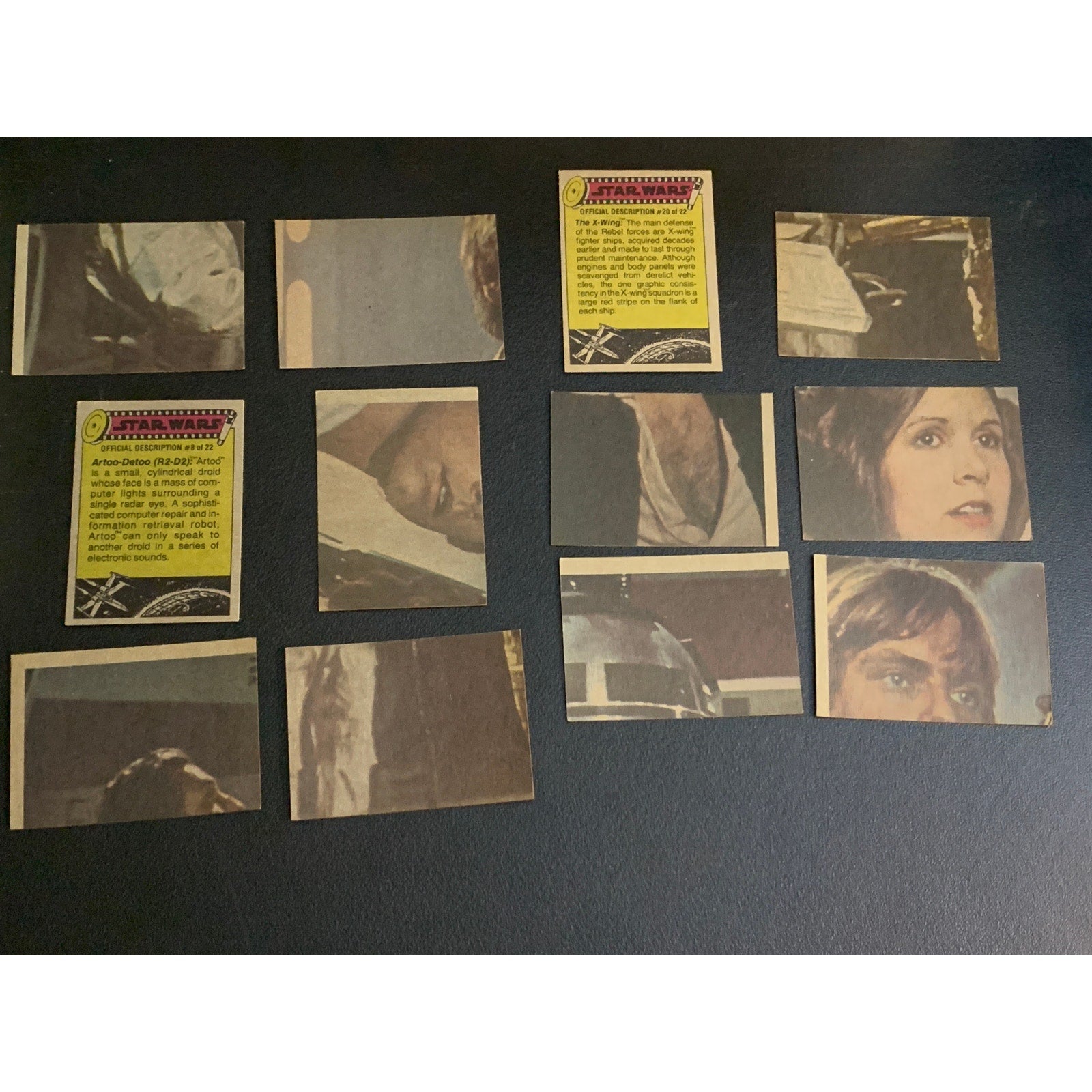 1977 Topps Star Wars Series 3 Yellow Border Complete 66 Card Set With Stickers