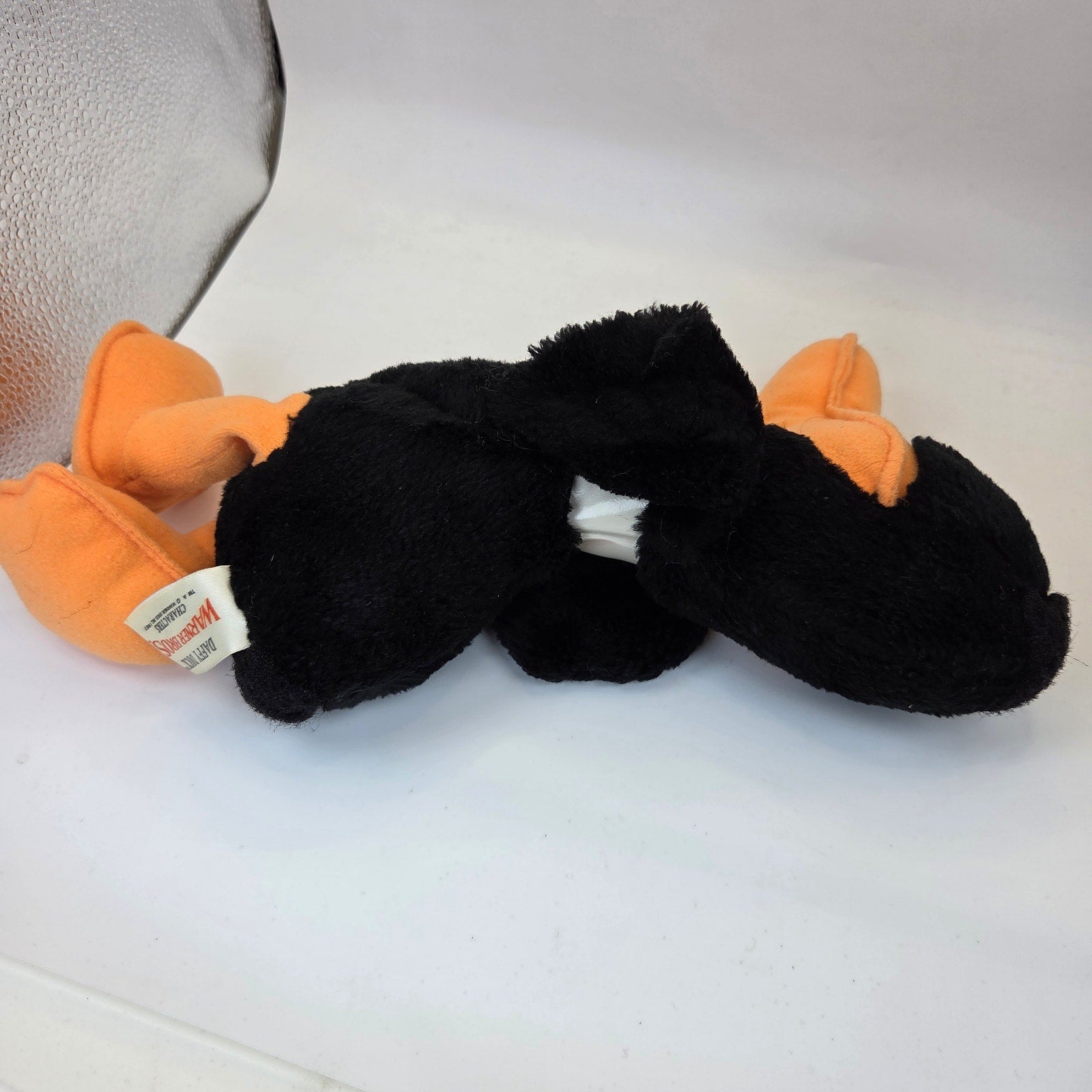 Warner Bros Daffy Duck Plush 1987 Mighty Star Korea Item 1621 Vintage Toy