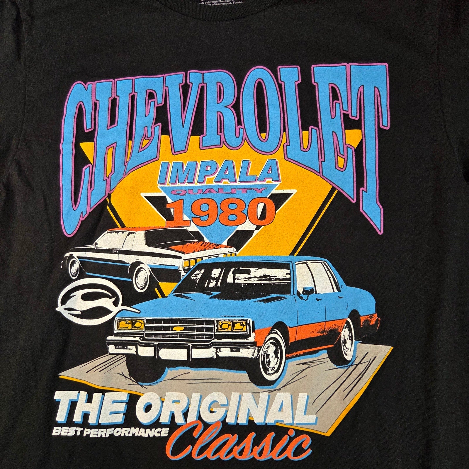 Chevrolet Impala 1980 Graphic T-Shirt Men’s M The Original Classic Black