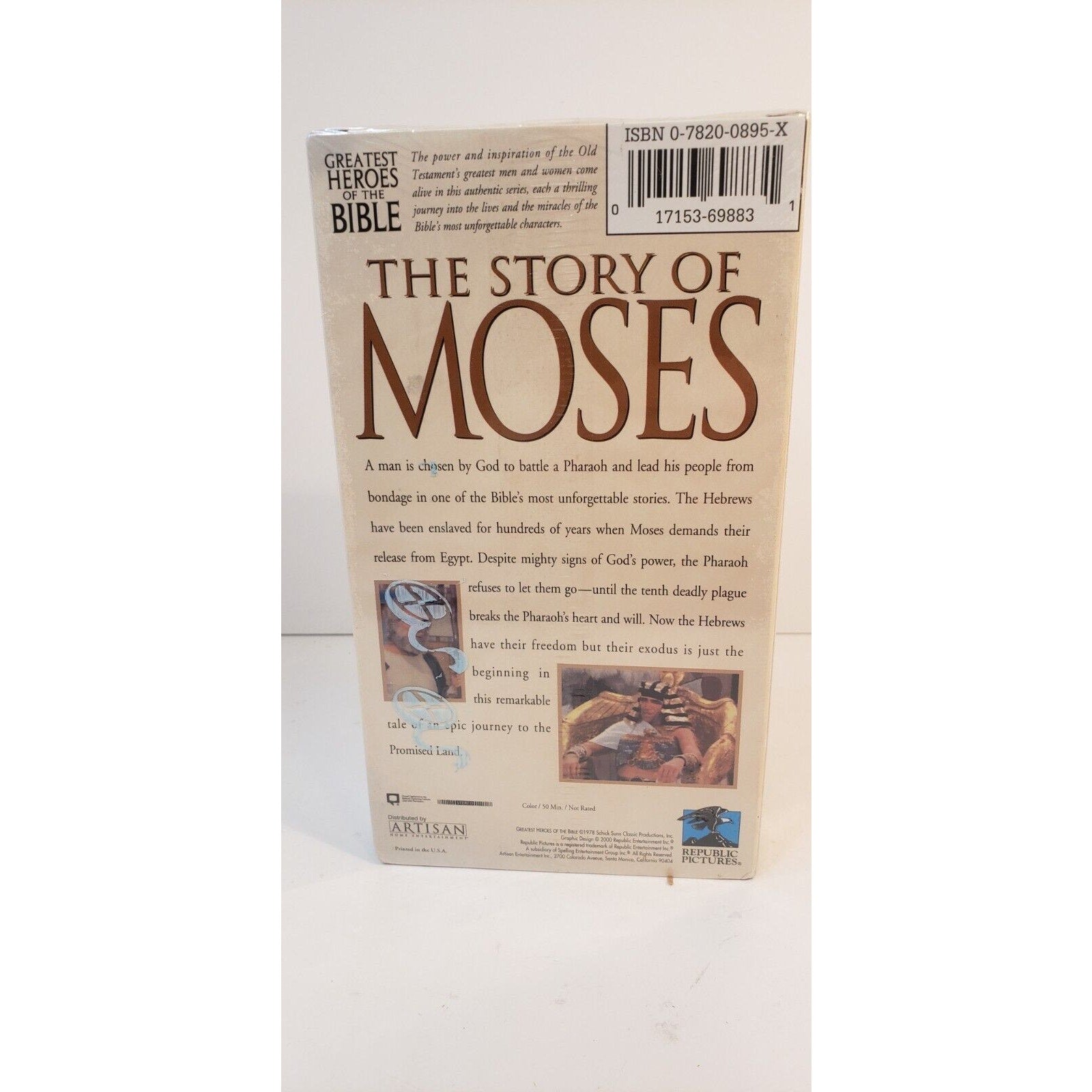 Greatest Heroes of the Bible - The Story of Moses 1998 VHS