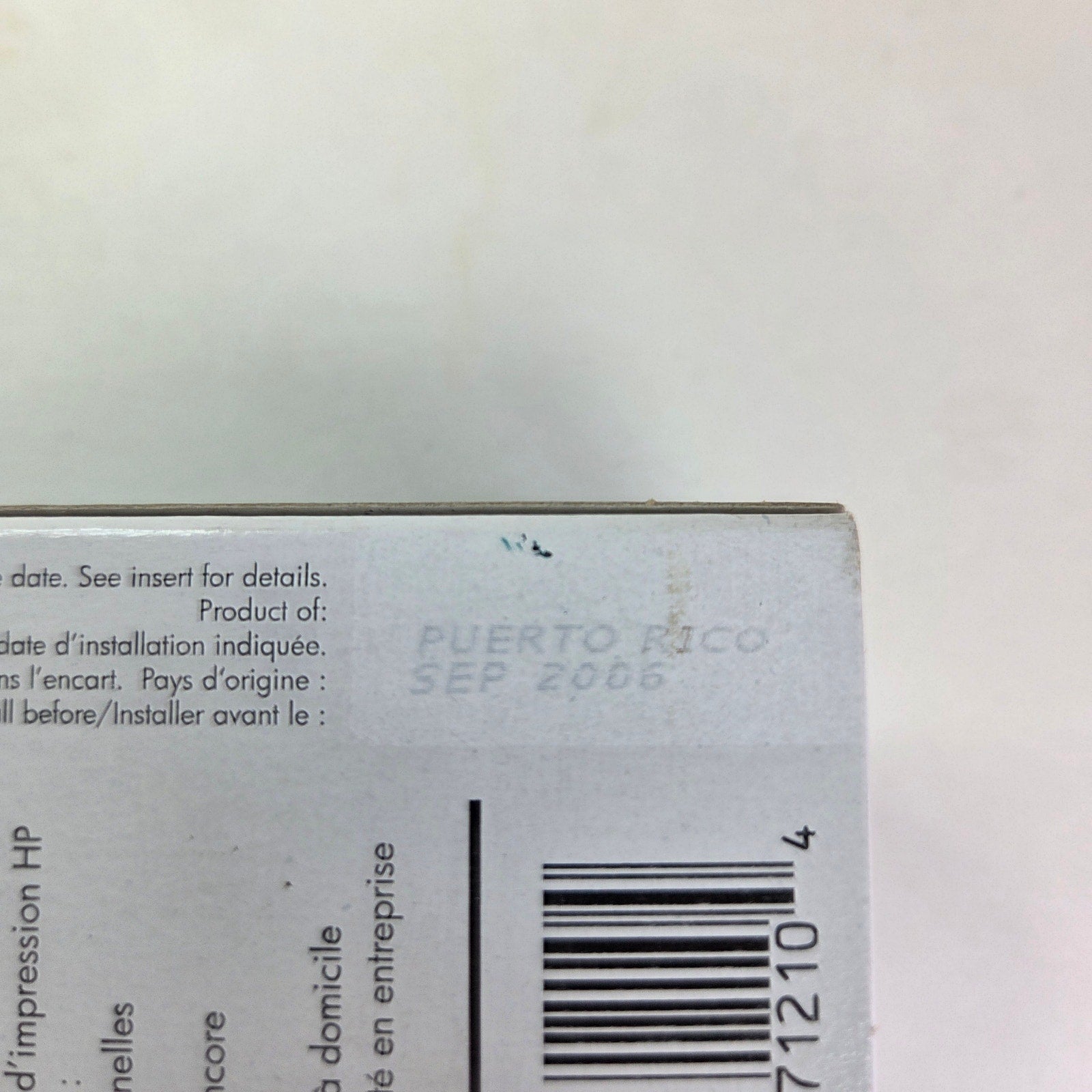 HP 56 Black Ink Cartridge C6656AC Sealed Genuine OEM Expired 2006