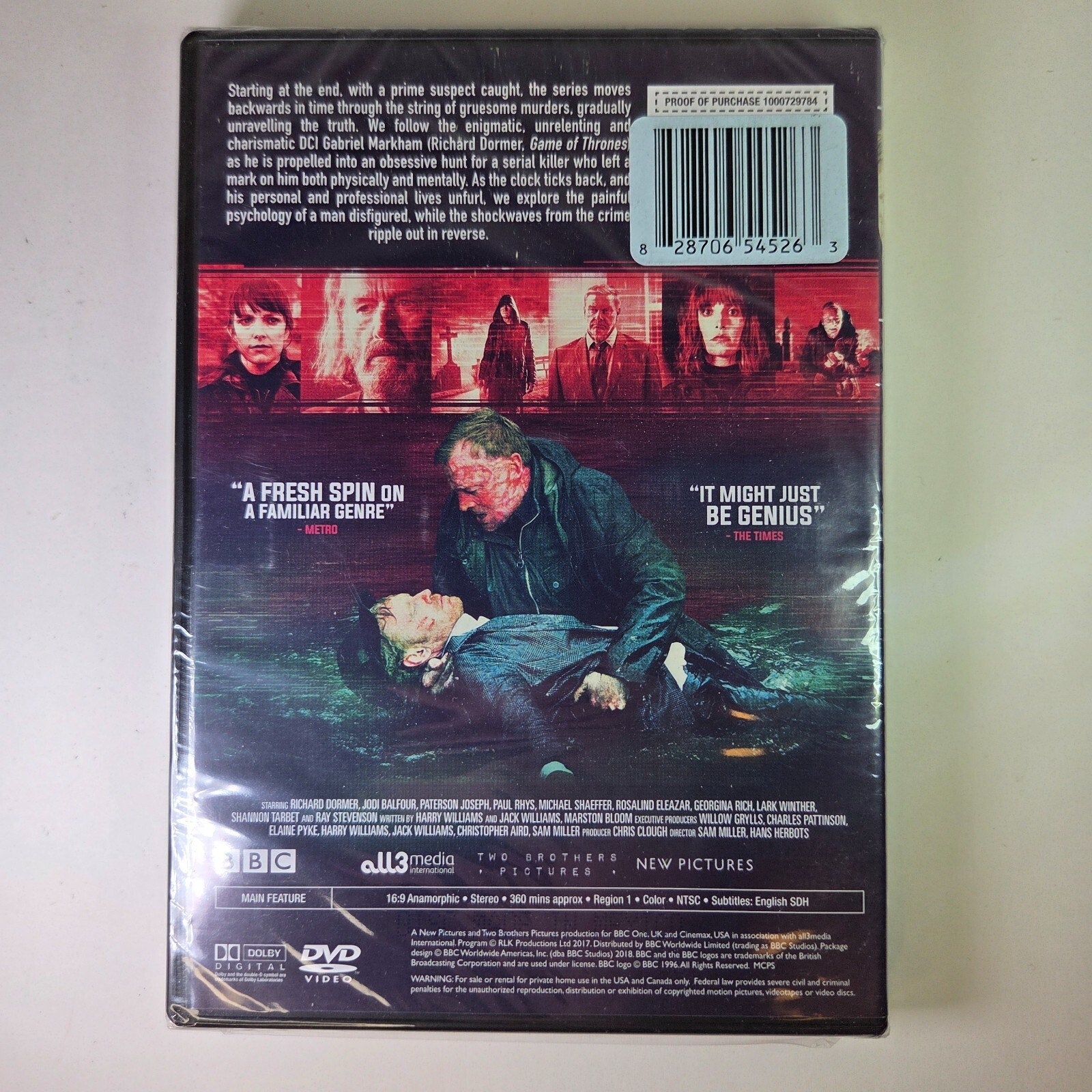 Rellik BBC Mini Series 2 DVD set 2017 Richard Dormer New Sealed