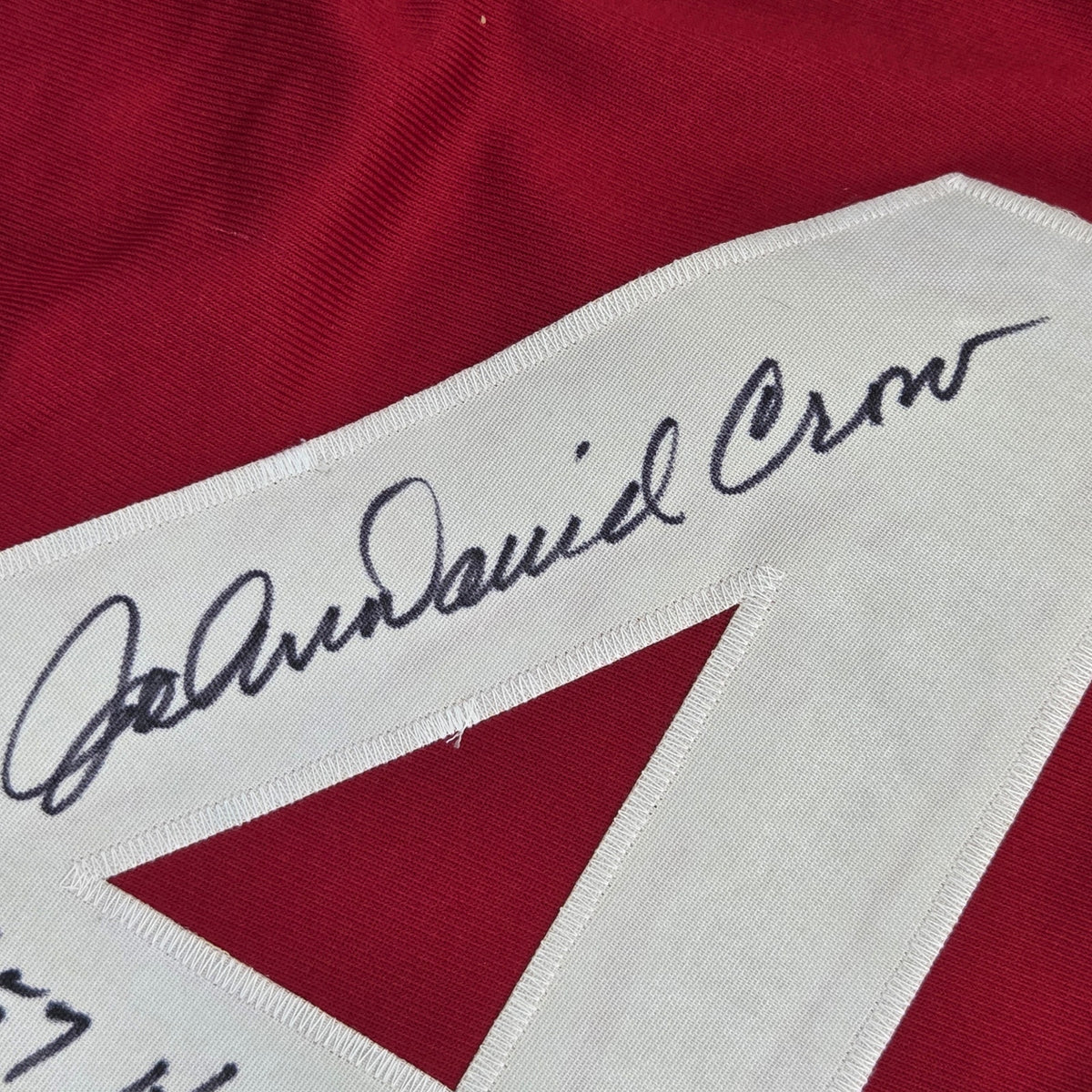 John David Crow Signed Texas A&M Stat Jersey XL JSA COA 57 Heisman Inscribed