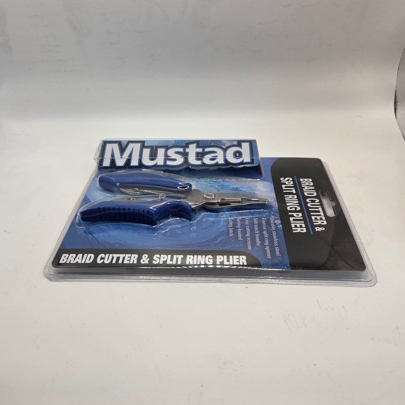 Mustad Braid Cutter Split Ring Fishing Plier NIB Stainless Steel MT-028