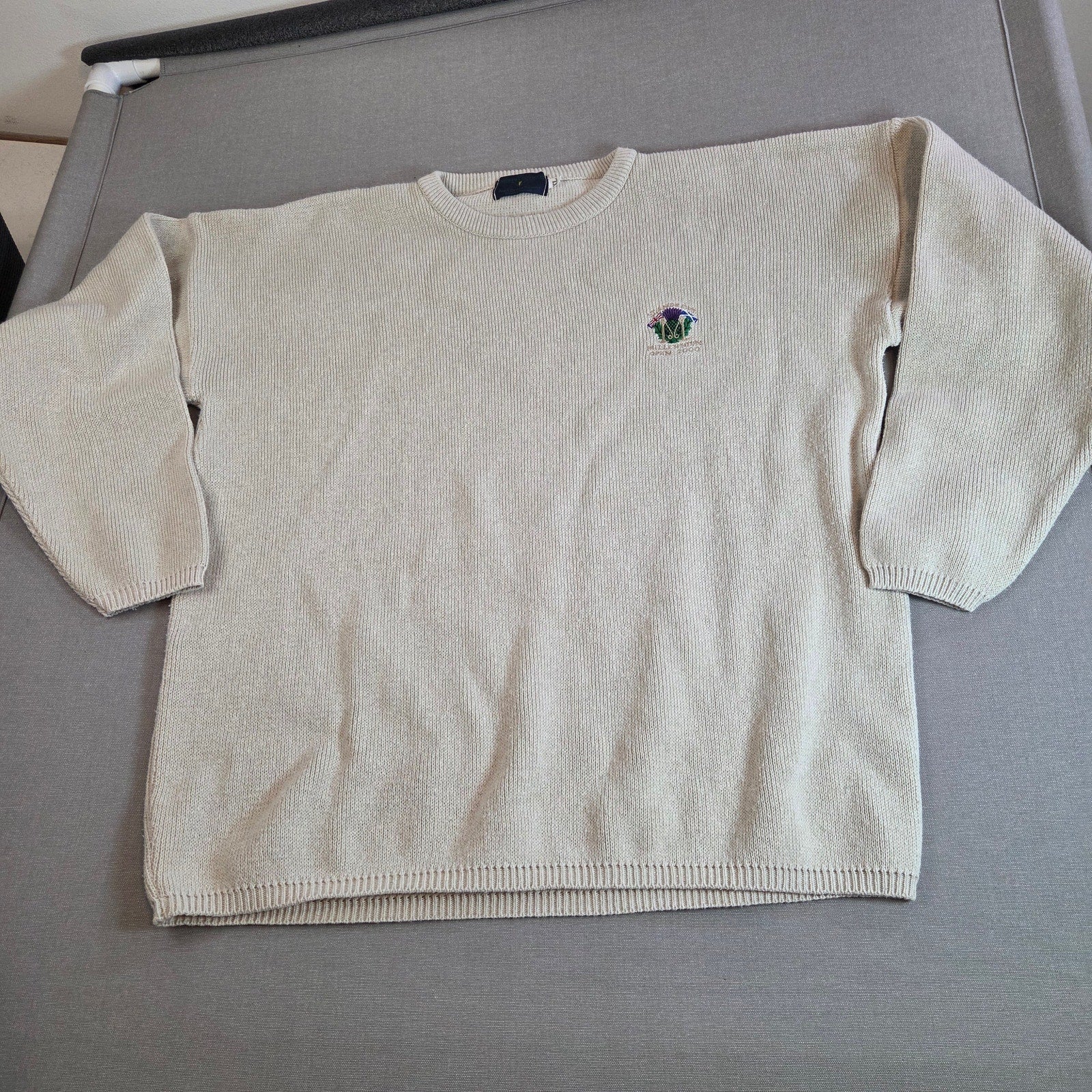 Vintage 2000 St Andrews Open Championship Sweater XL Tiger Woods Win