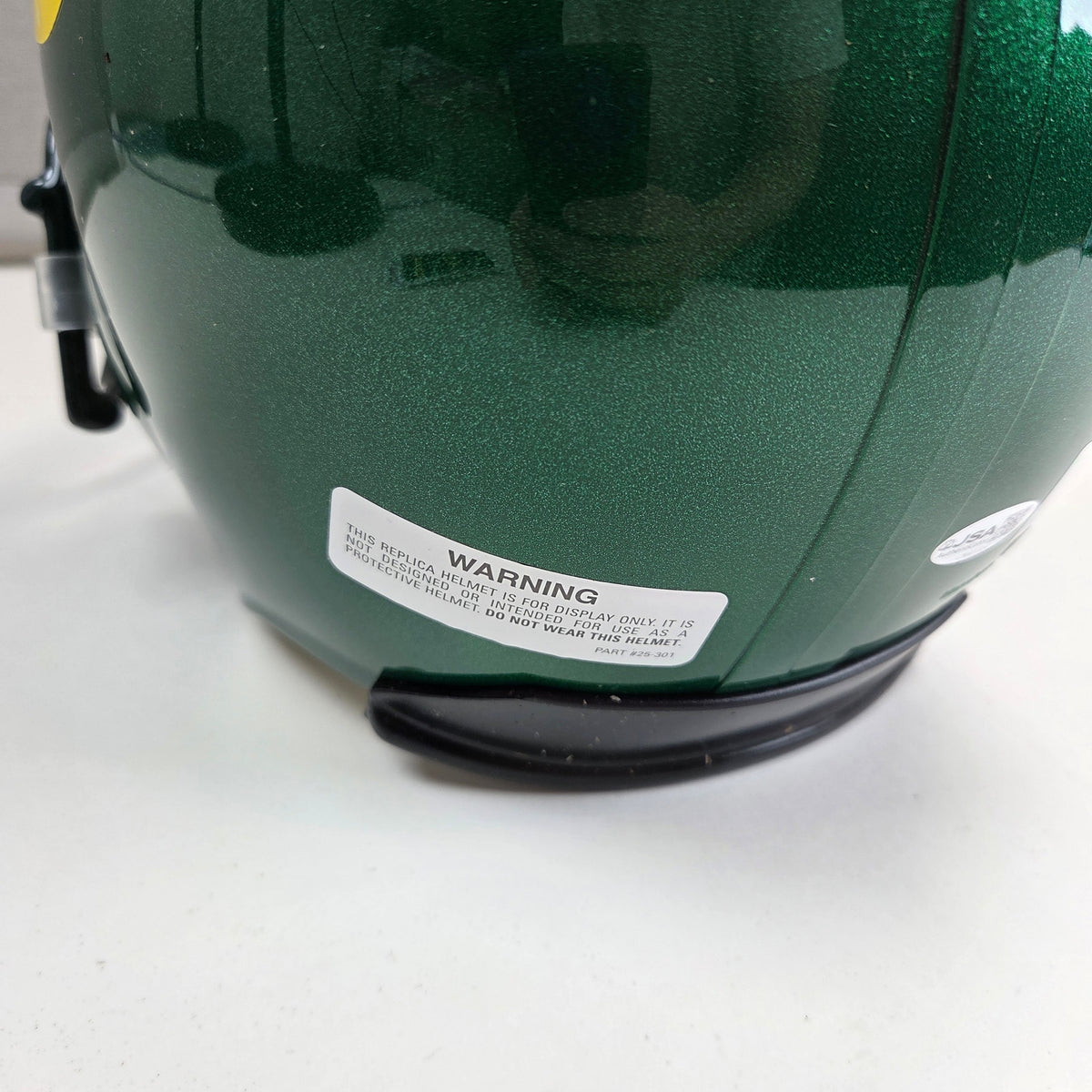 Marcus Mariota Heisman Autographed Oregon Ducks Replica Helmet JSA COA
